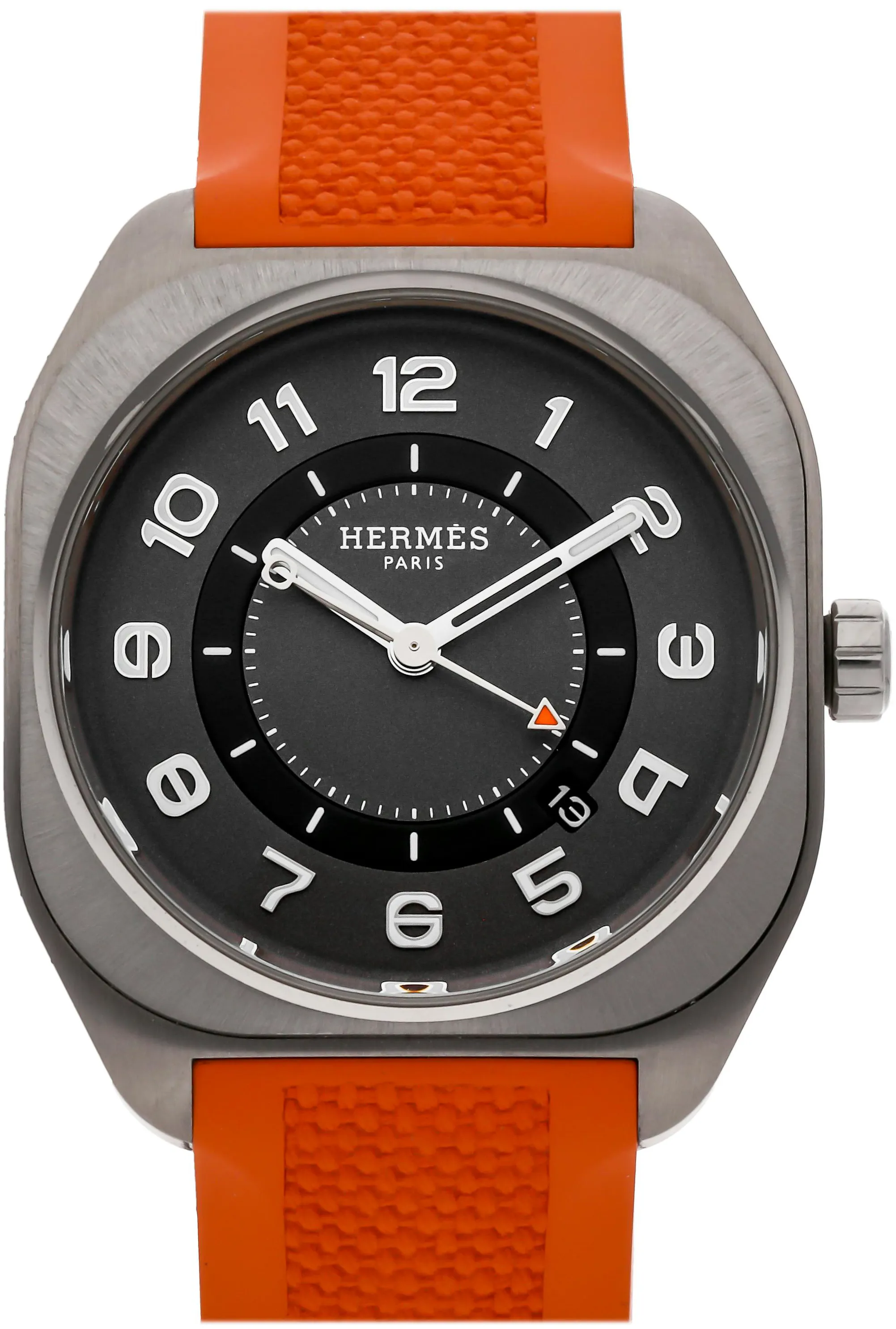 Hermès H08 W049628WW00 42mm Titanium Black