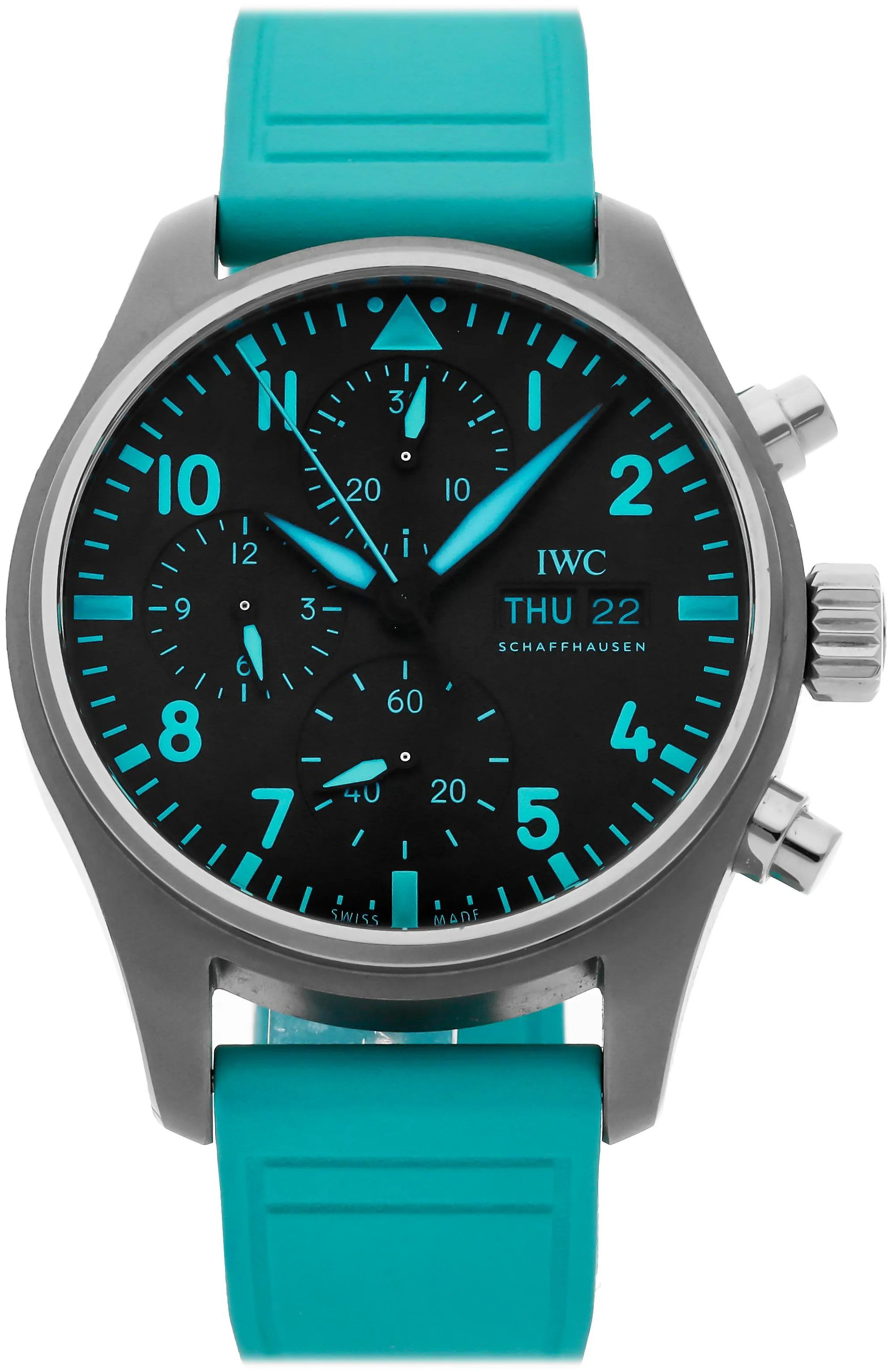 IWC Pilot Chronograph IW388108 41mm Titanium •