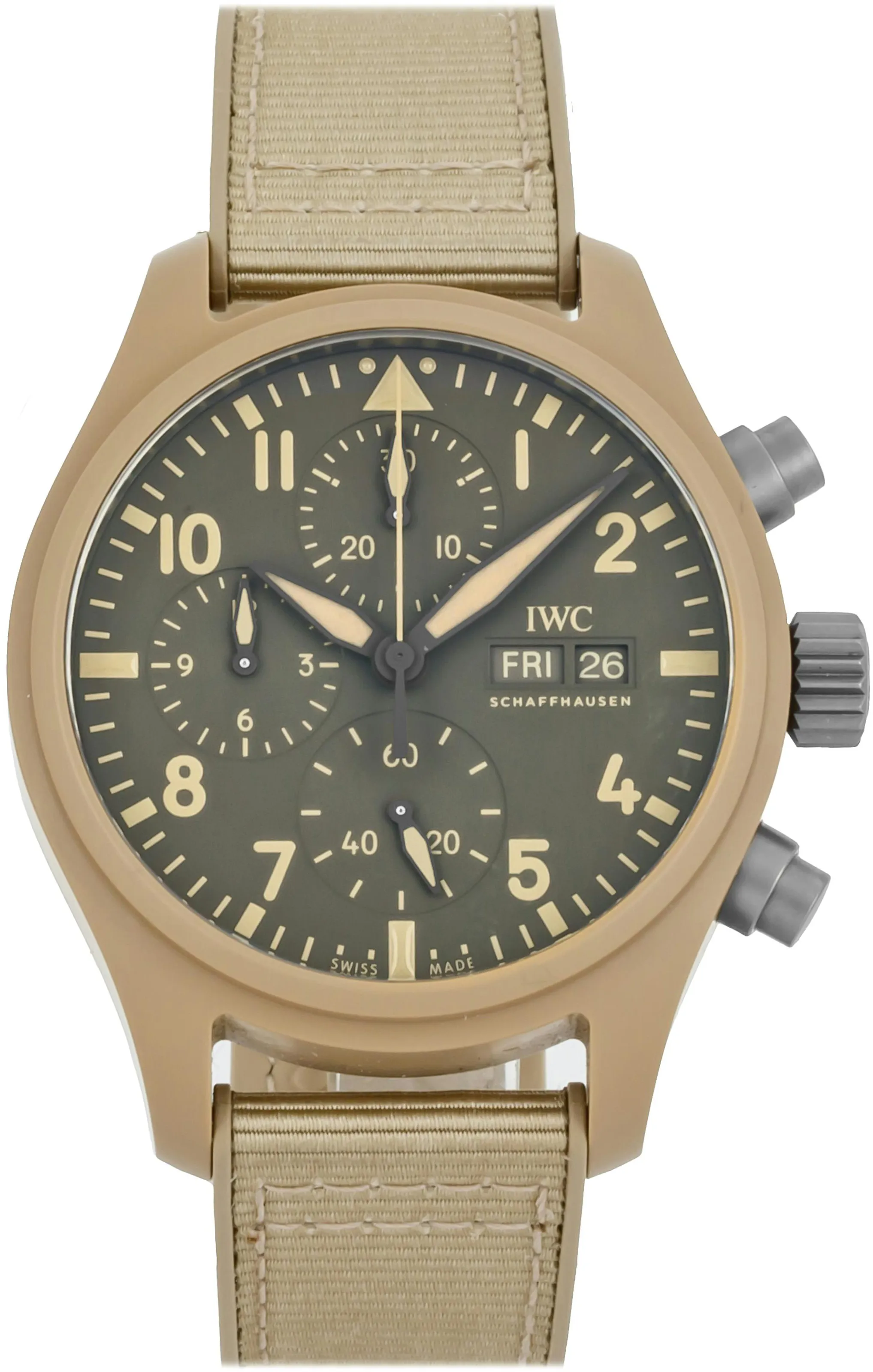 IWC Pilot IW389402 41mm Ceramic Brown