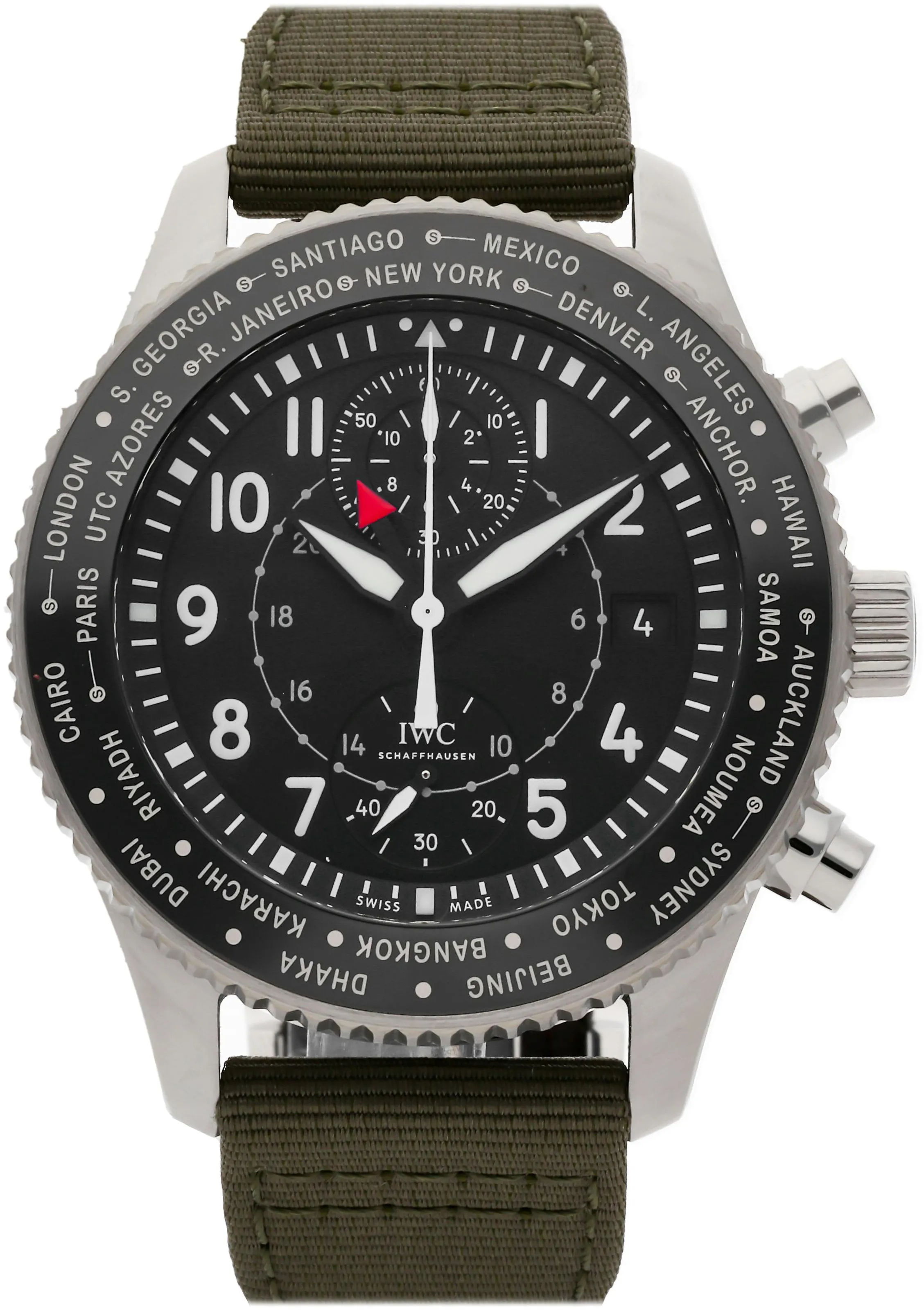 IWC Pilot IW395001 46mm Stainless steel Black