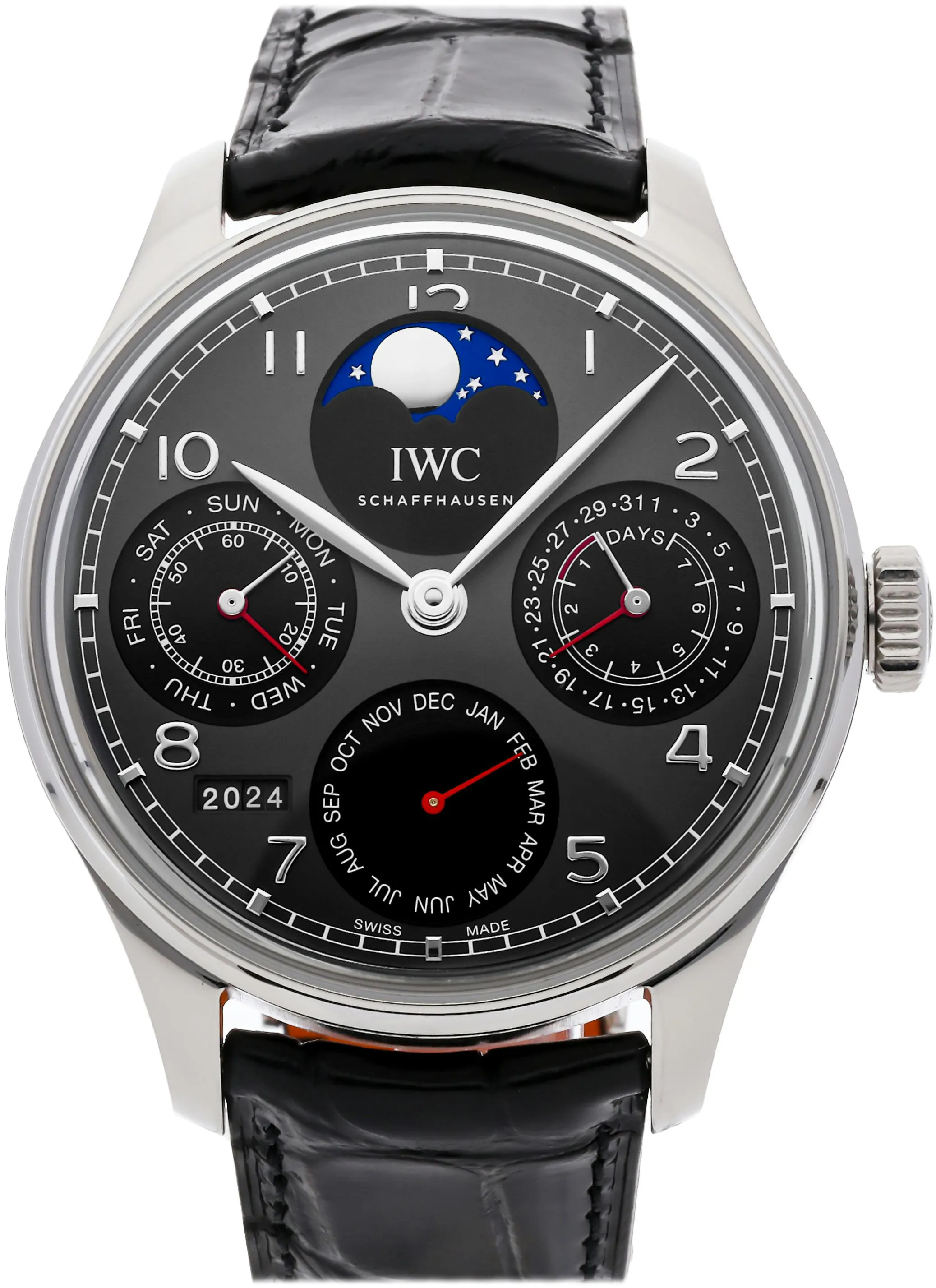 IWC Portugieser IW503310 44mm Stainless steel Gray