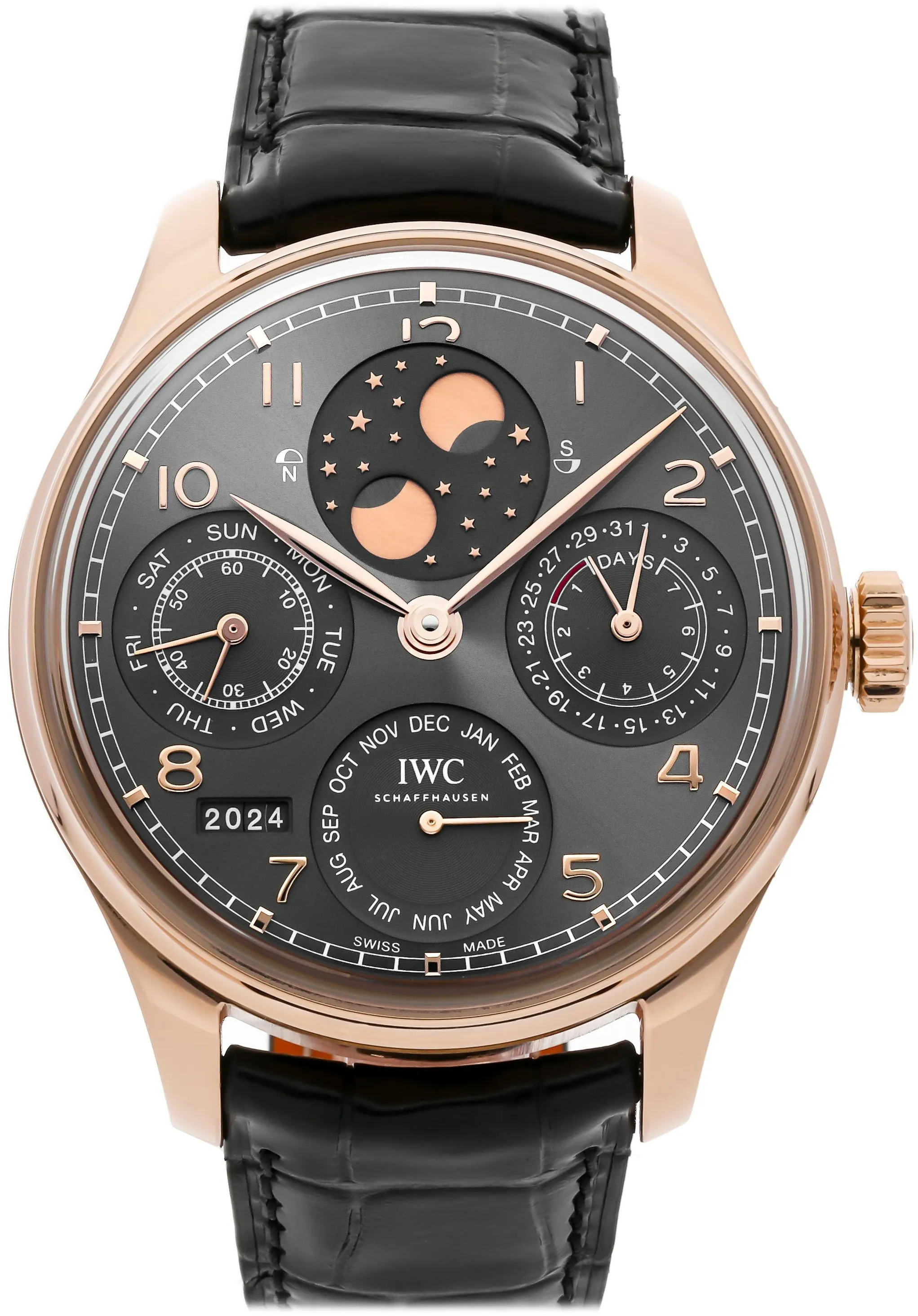 IWC Portugieser IW503404 44mm Rose gold Gray