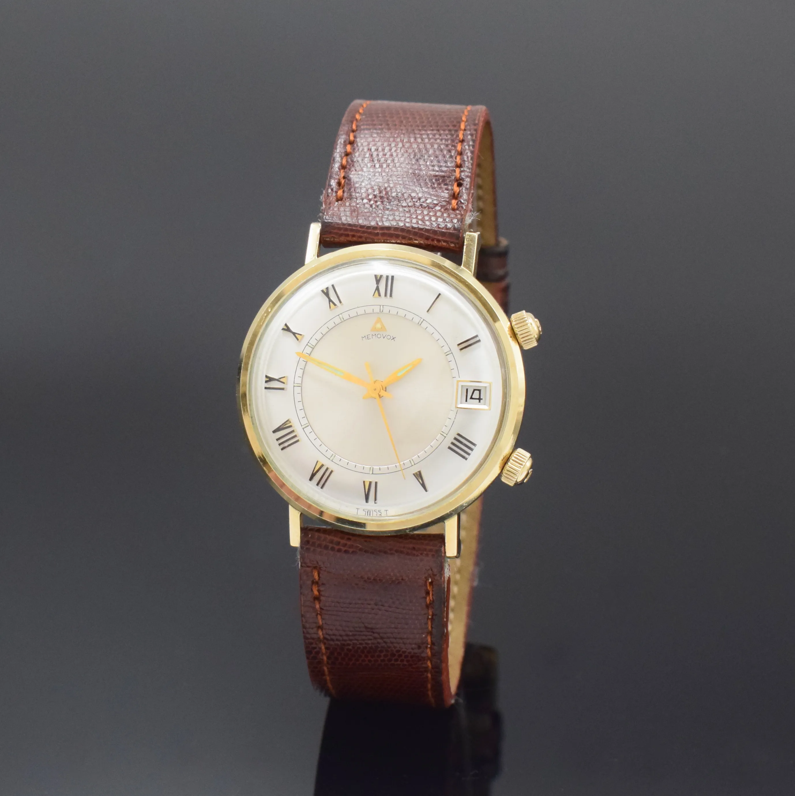 Jaeger-LeCoultre Memovox Alarm 35mm Gold-plated Silver