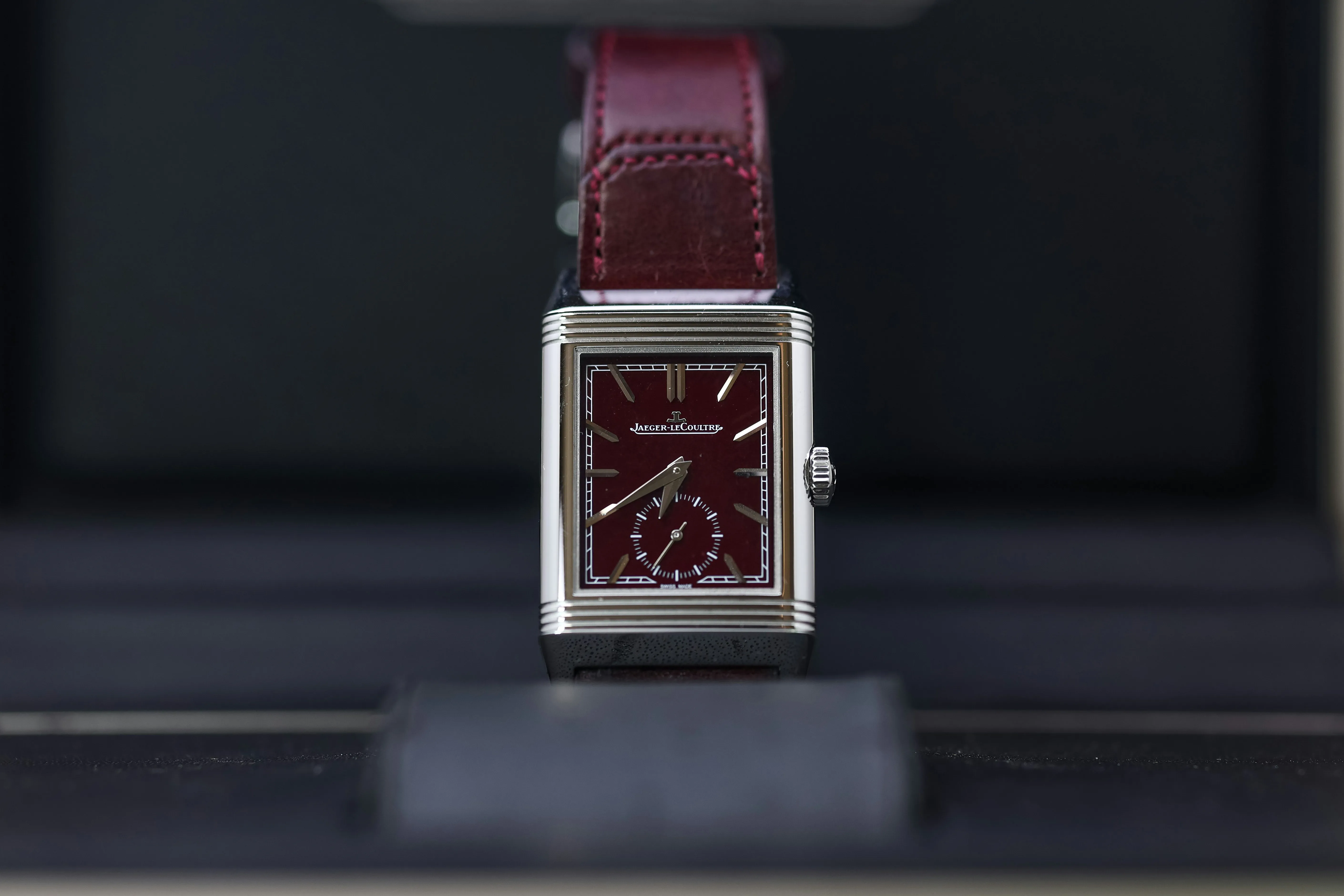 Jaeger-LeCoultre Reverso Tribute Small Seconds Q397846J 45.6mm Stainless steel Red 4