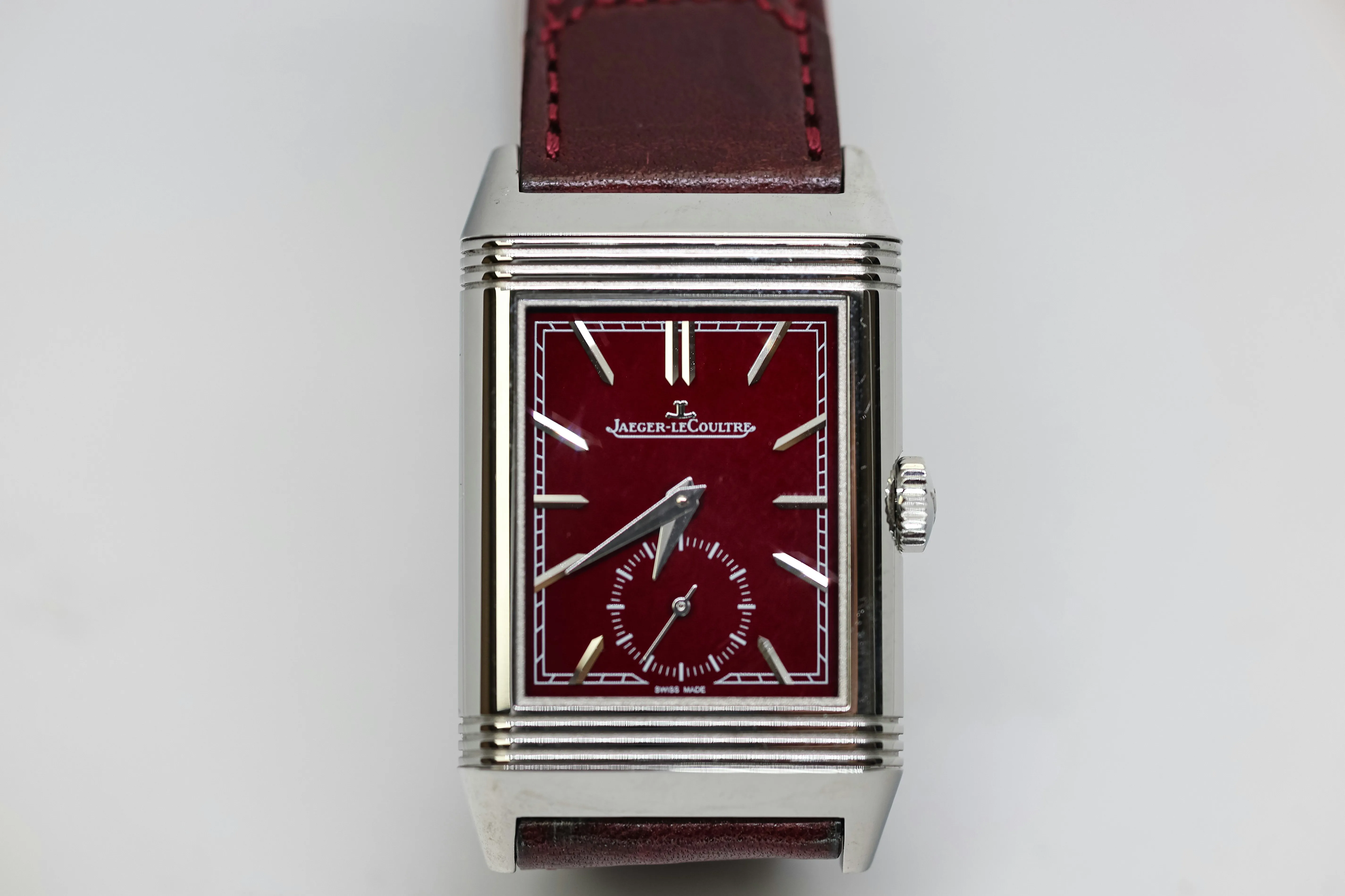 Jaeger-LeCoultre Reverso Tribute Small Seconds Q397846J 45.6mm Stainless steel Red 8