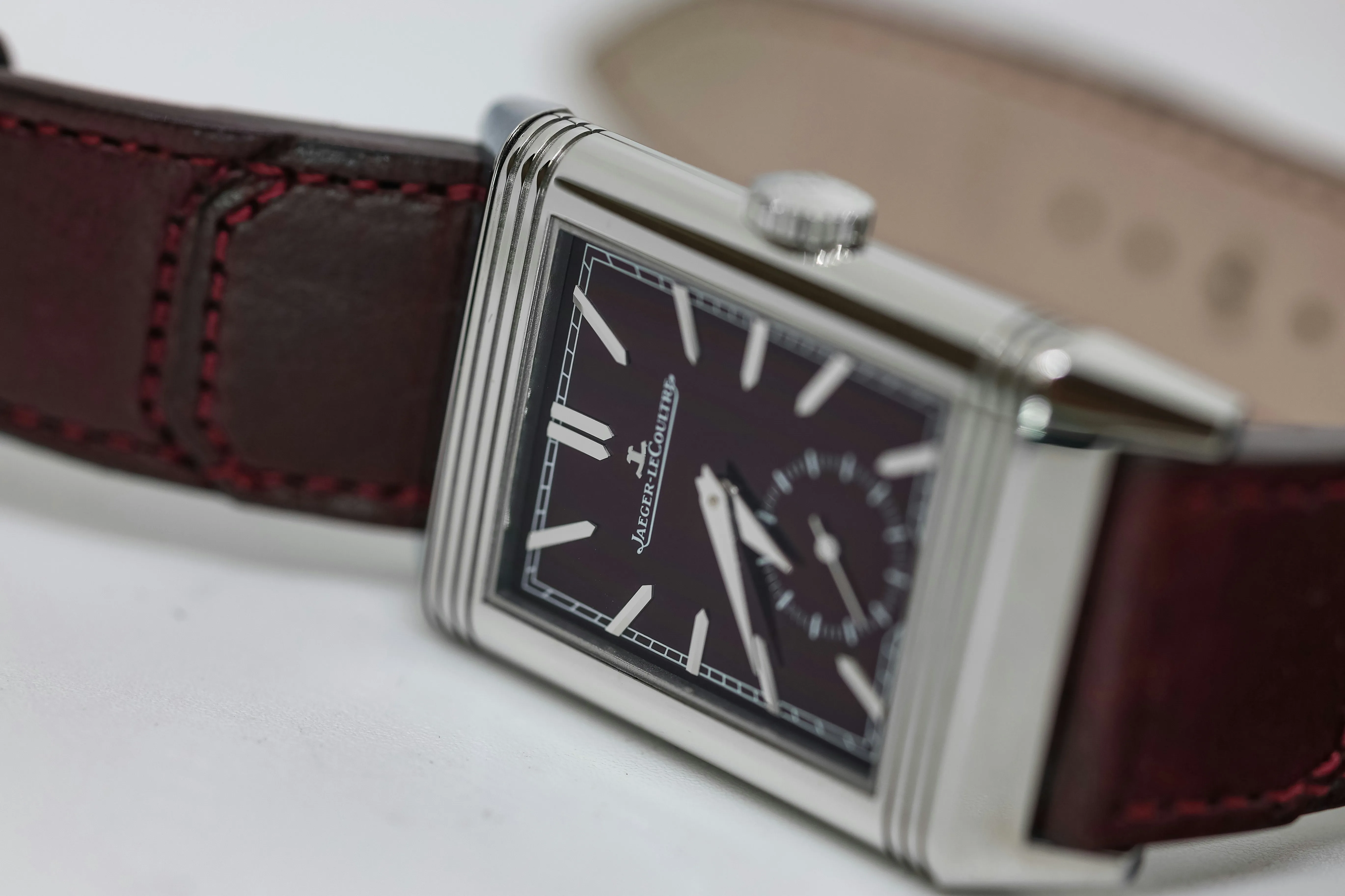 Jaeger-LeCoultre Reverso Tribute Small Seconds Q397846J 45.6mm Stainless steel Red 10