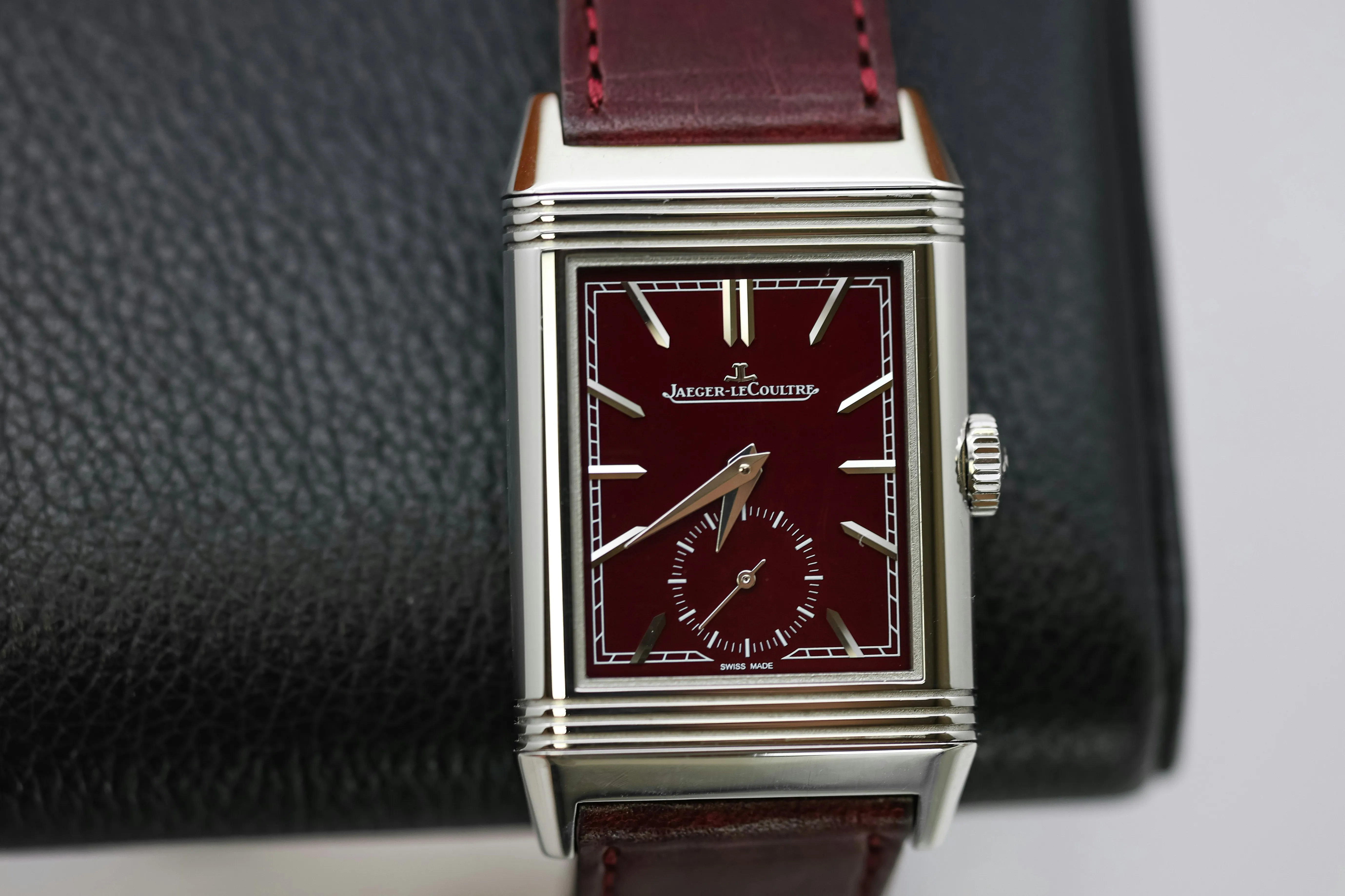Jaeger-LeCoultre Reverso Tribute Small Seconds Q397846J 45.6mm Stainless steel Red 11