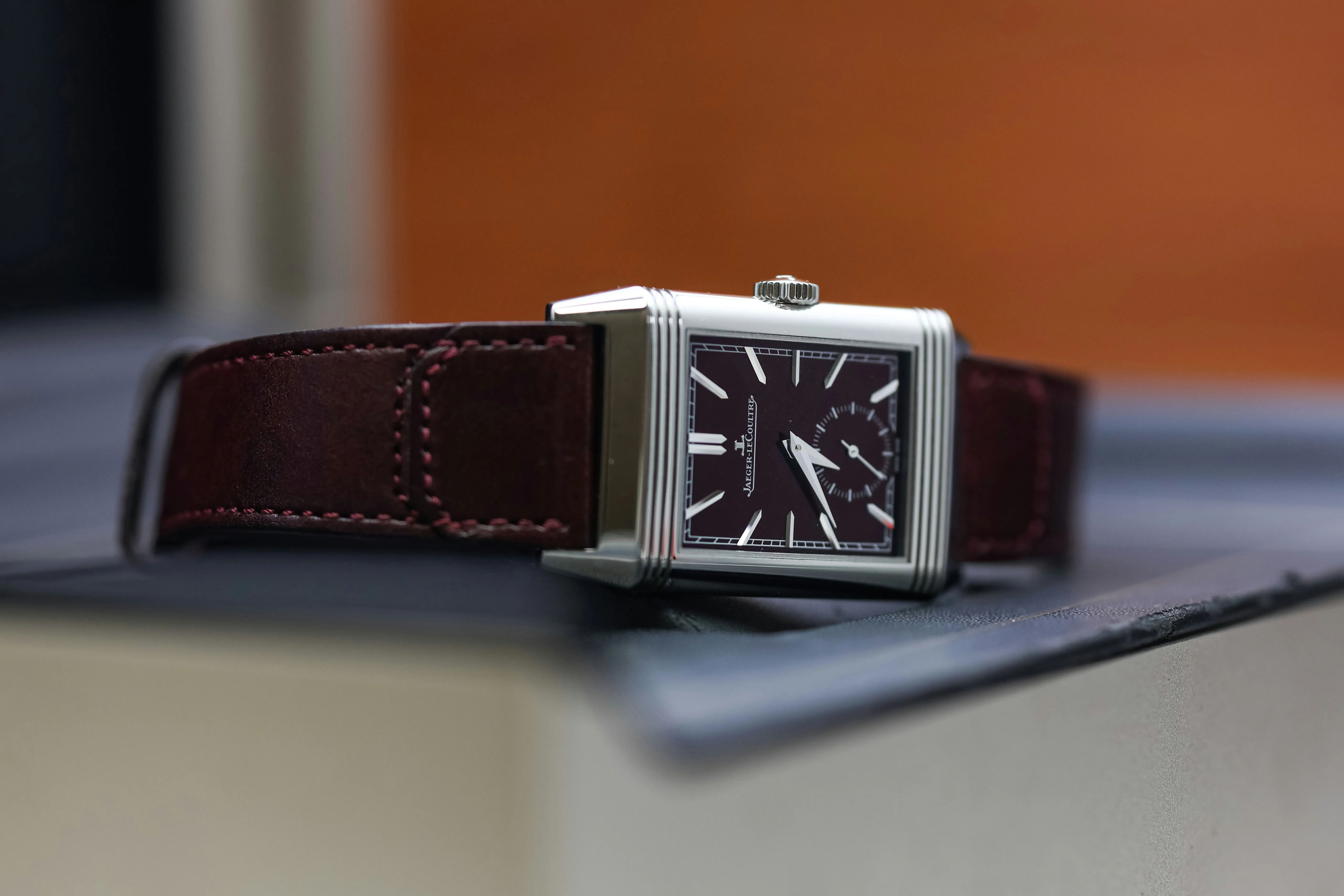 Jaeger-LeCoultre Reverso Tribute Small Seconds Q397846J 45.6mm Stainless steel Red 12