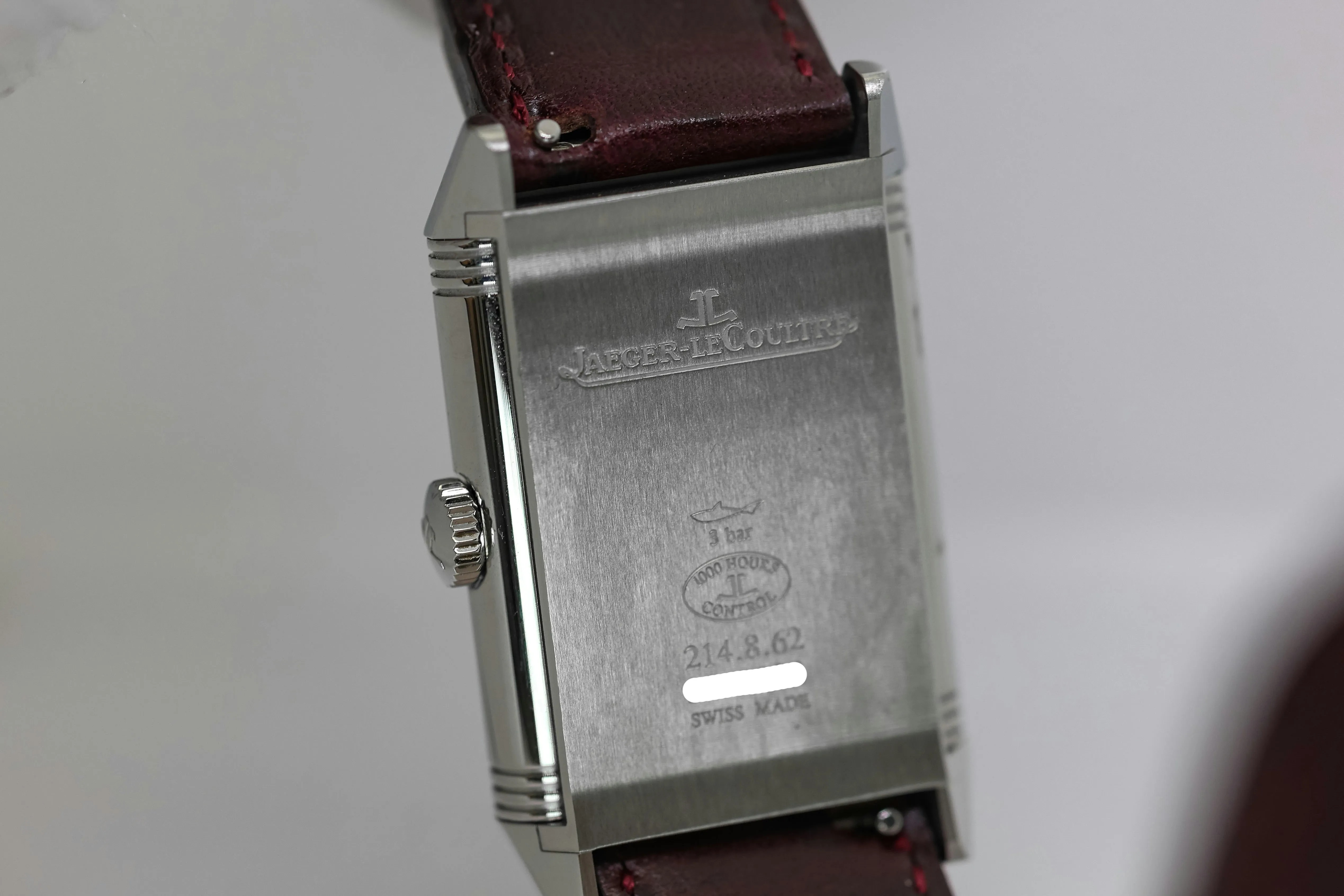 Jaeger-LeCoultre Reverso Tribute Small Seconds Q397846J 45.6mm Stainless steel Red 17