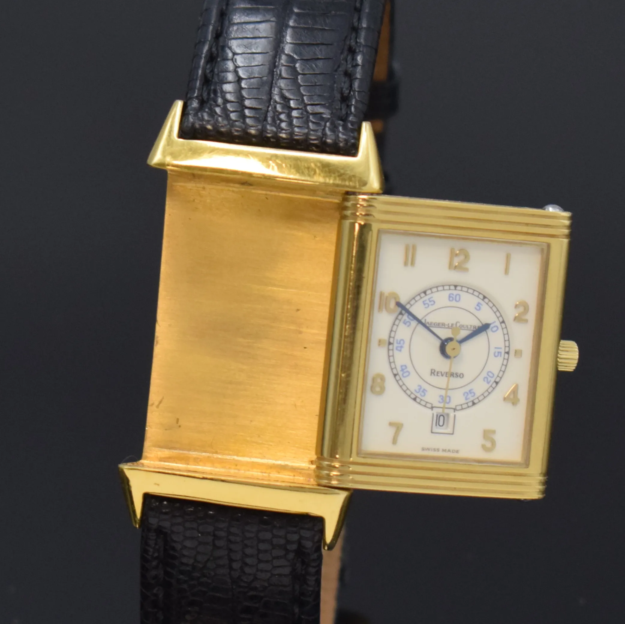 Jaeger-LeCoultre Reverso 23mm Yellow gold Cream 2