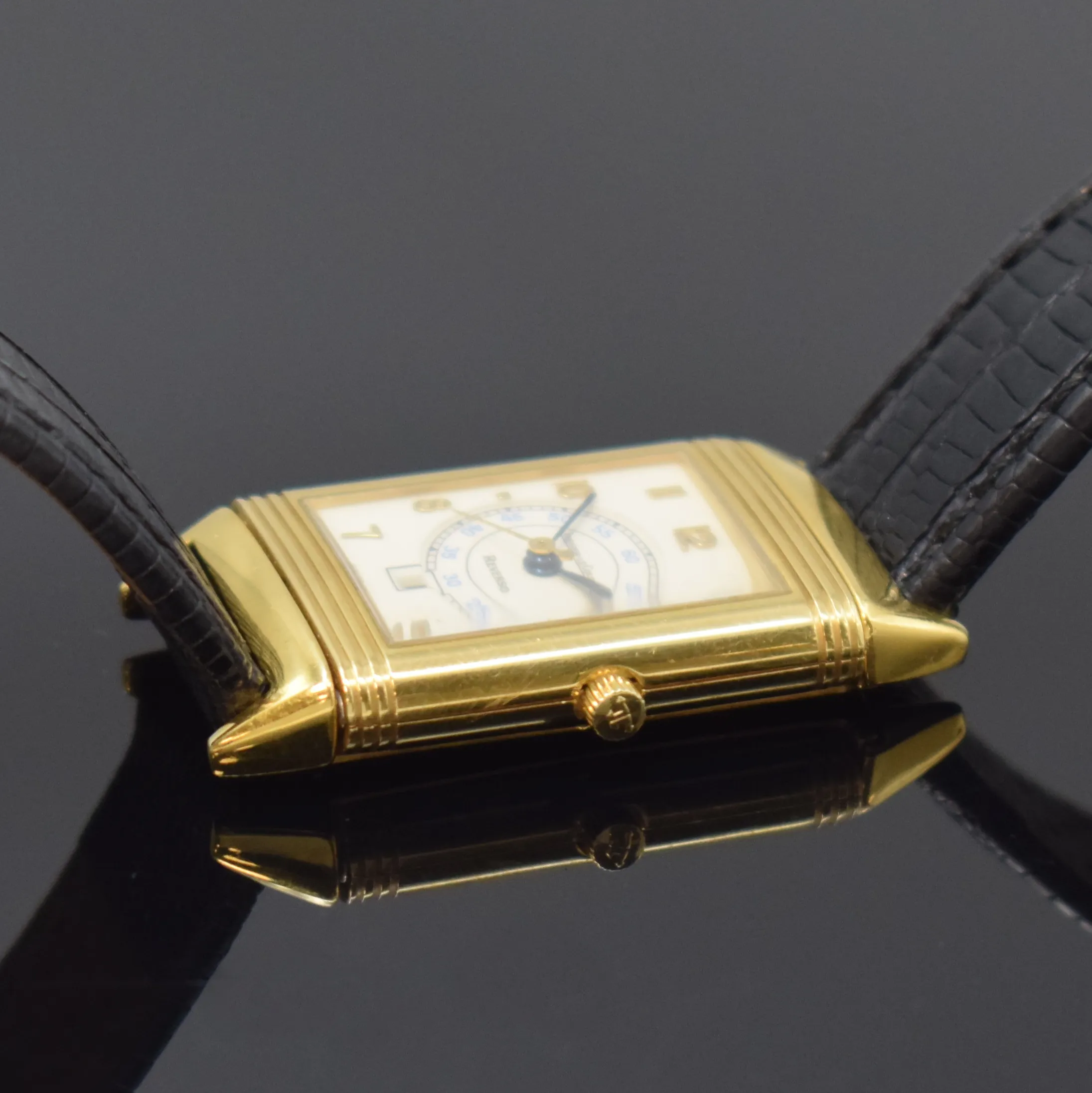 Jaeger-LeCoultre Reverso 23mm Yellow gold Cream 4