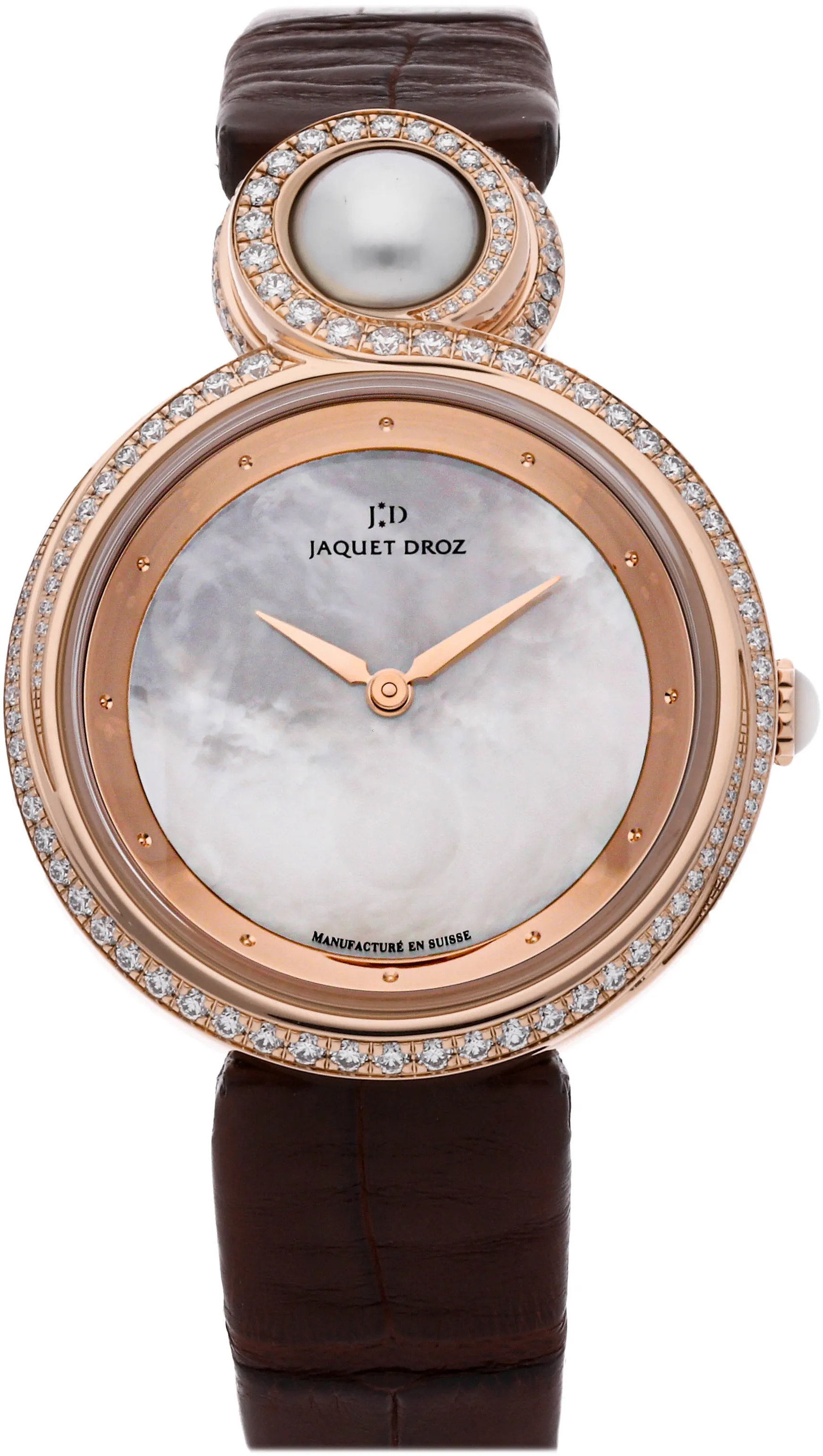 Jaquet Droz Lady 8 J014503270 35mm Rose gold White