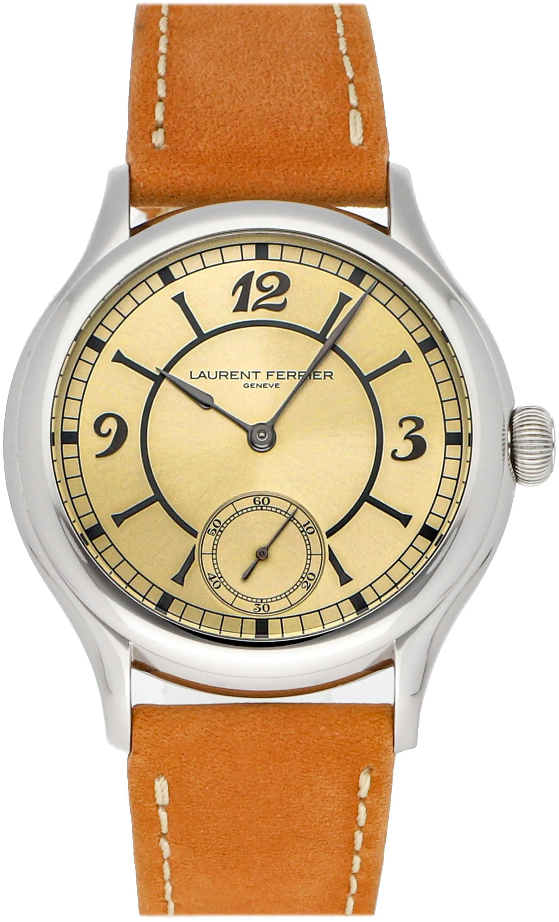 Laurent Ferrier Classic LCF036.AC-RAKE 40mm Stainless steel Yellow