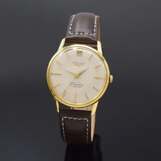 Longines Flagship 2408 Yellow gold Silver