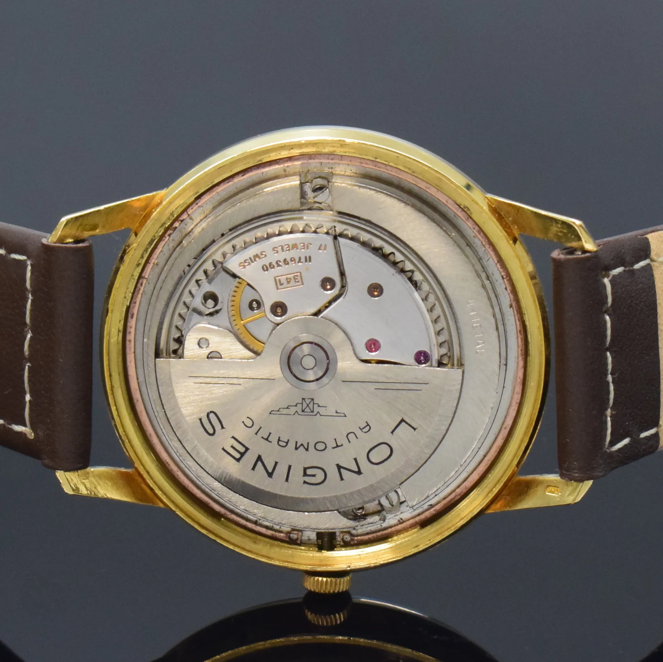 Longines Flagship 2408 35.5mm Yellow gold Silver 5