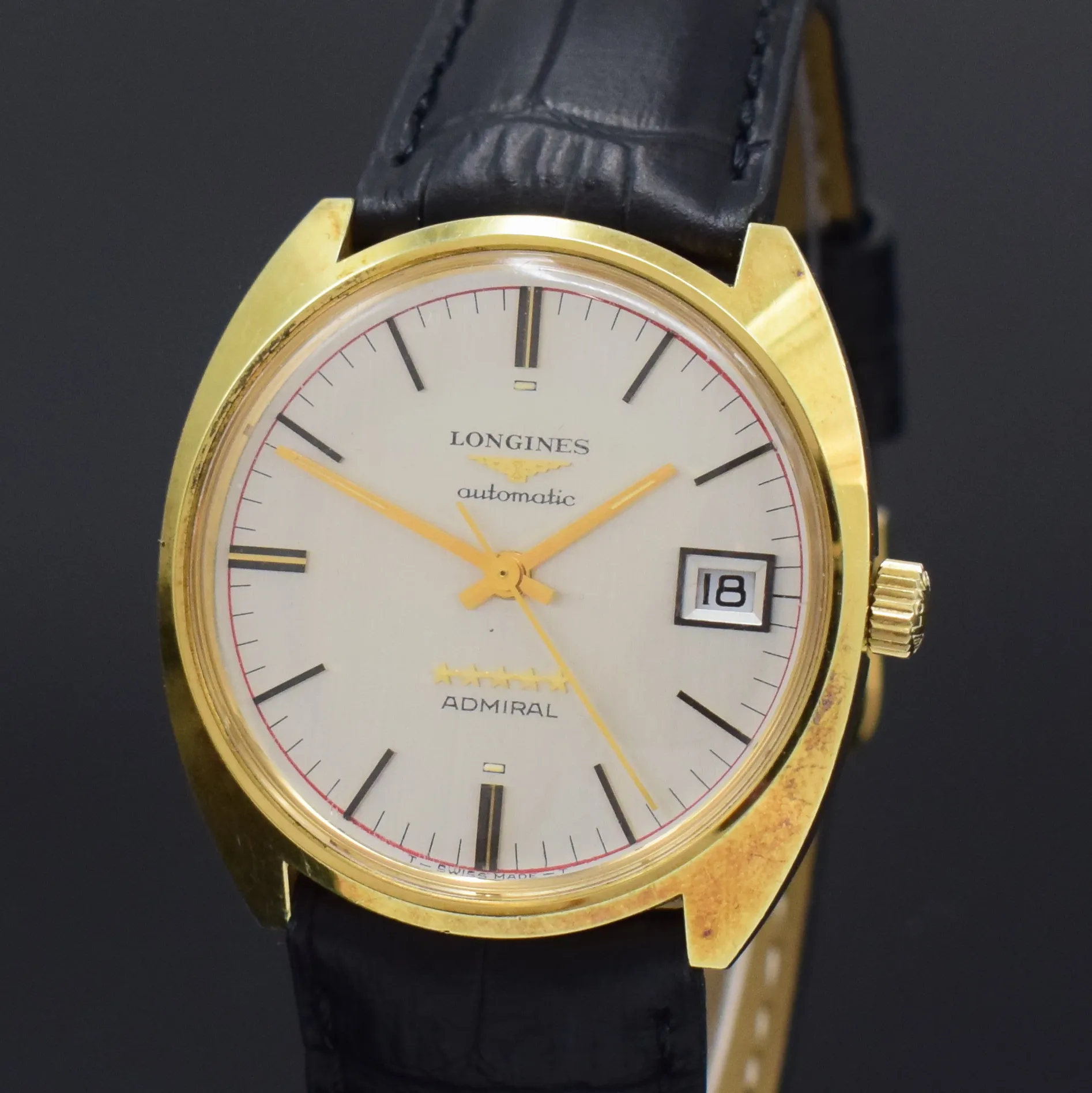 Longines 36mm Gold-plated Silver 1