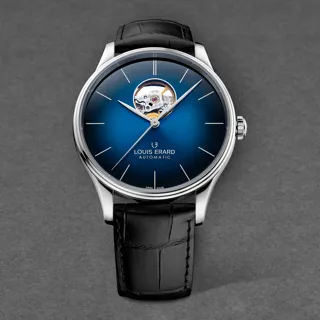 Louis Erard Héritage 60287AA85.BAAC82 Stainless steel Blue