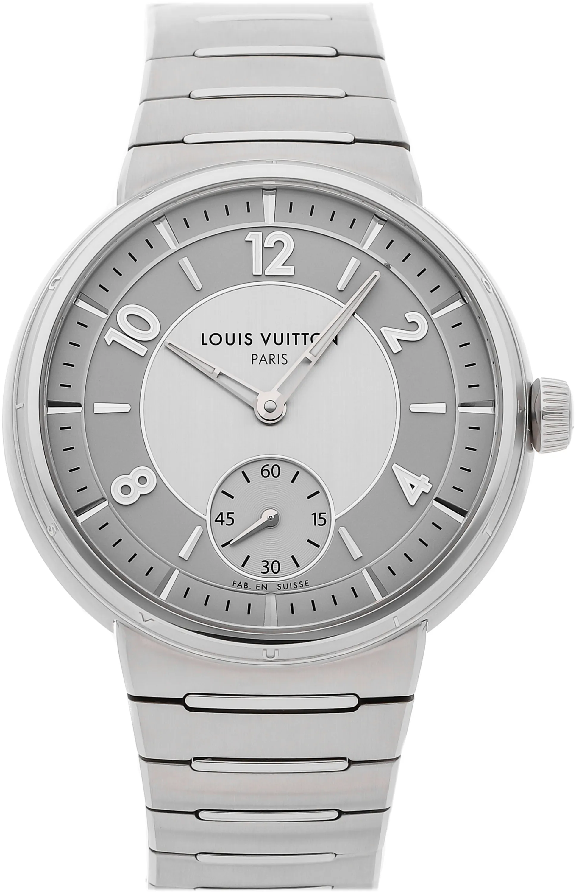 Louis Vuitton Tambour W1ST10 40mm Stainless steel Gray