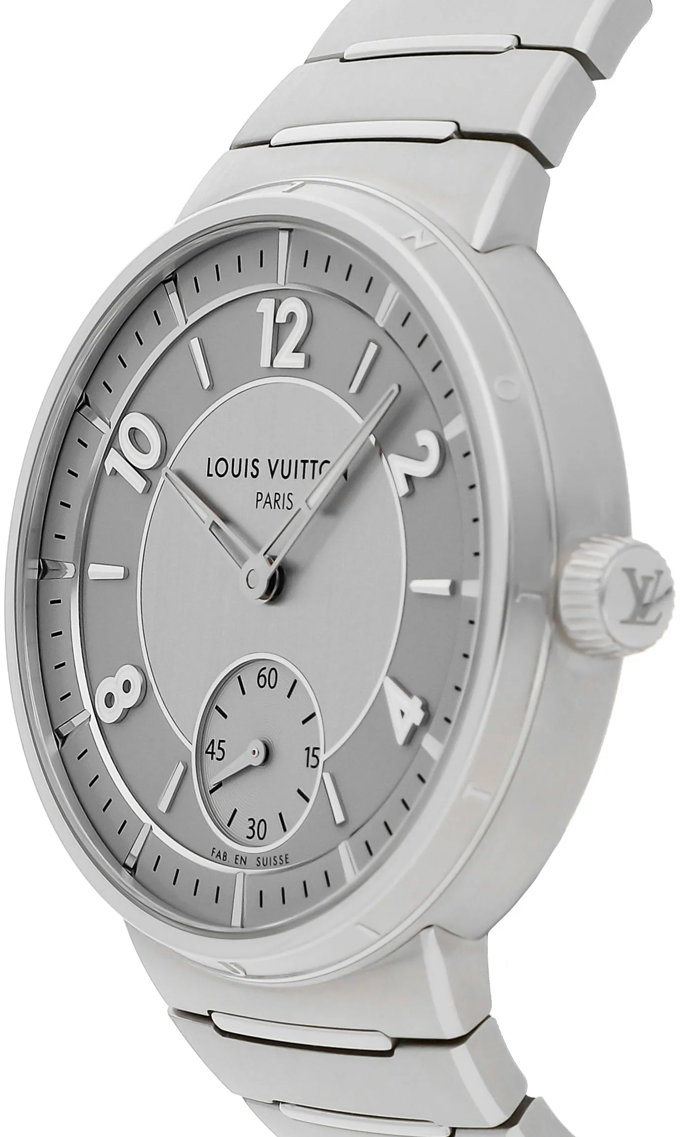 Louis Vuitton Tambour W1ST10 40mm Stainless steel Gray 1