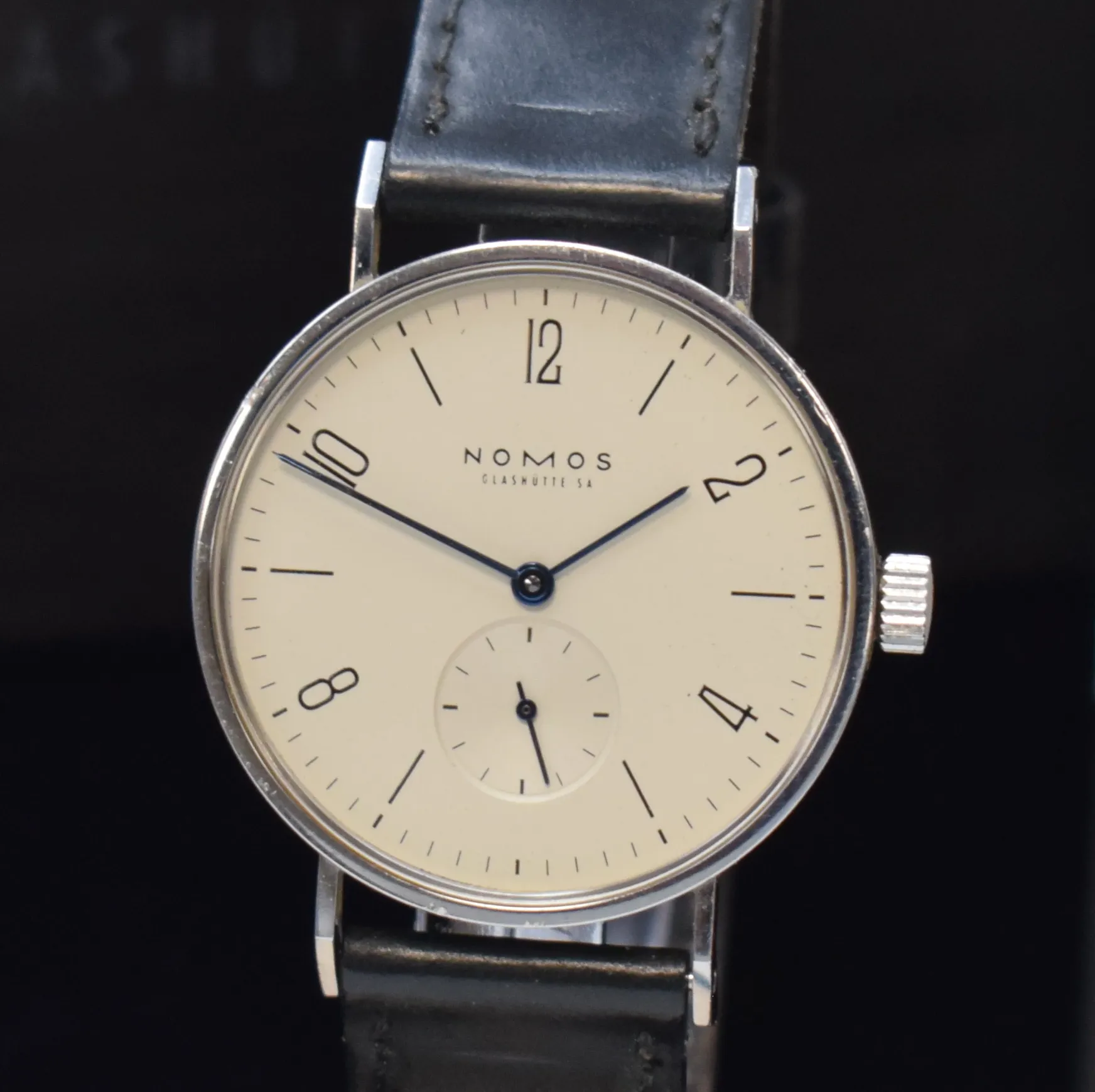 NOMOS Tangente 35mm Stainless steel Cream 1