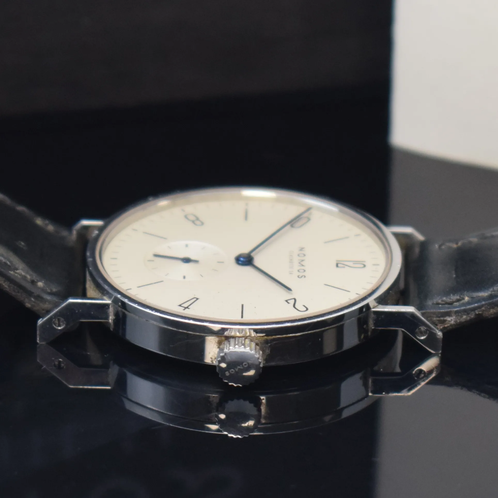 NOMOS Tangente 35mm Stainless steel Cream 2