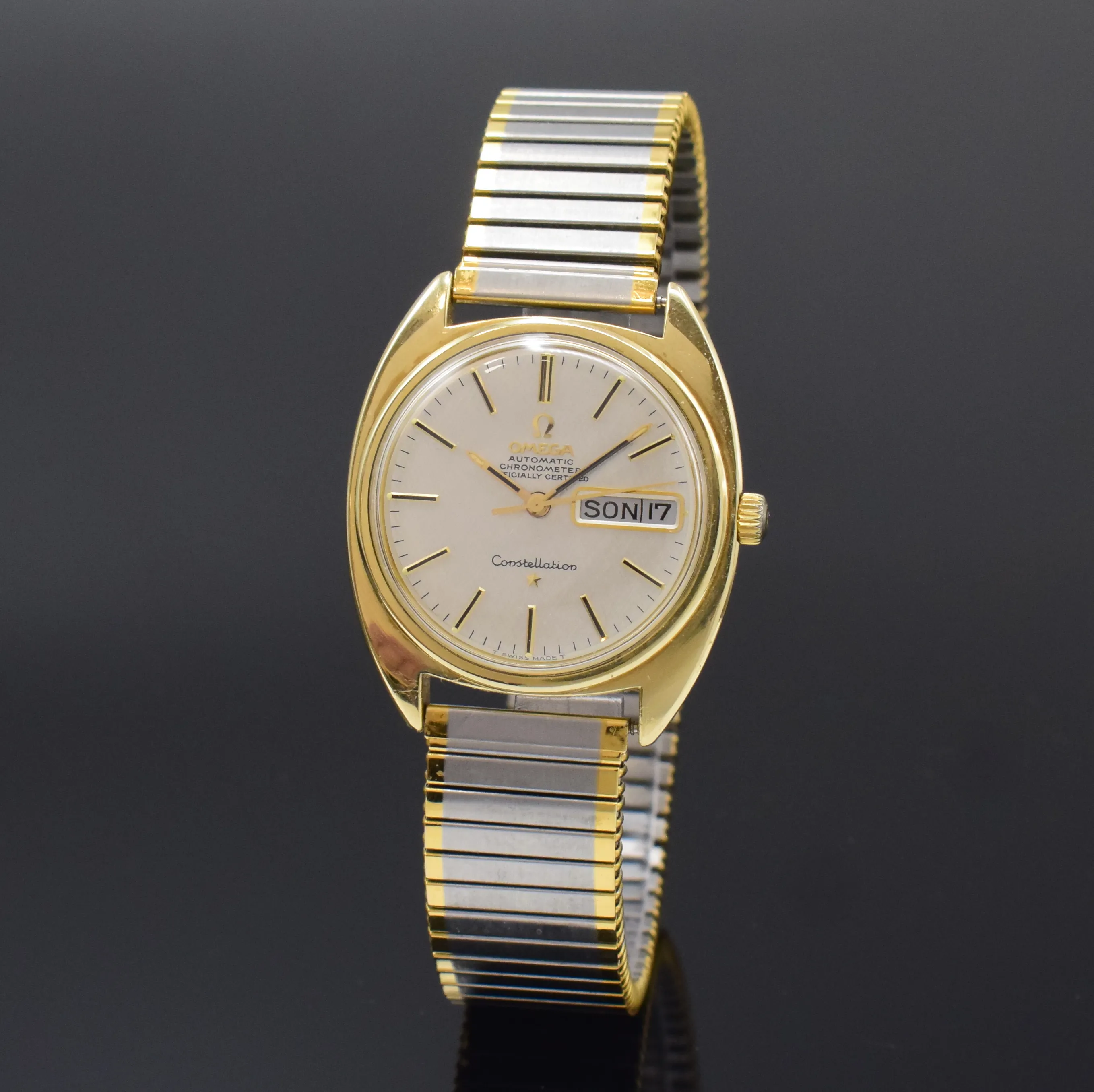 Omega Constellation 168.019 35mm Stainless steel and Gold-plated Silver