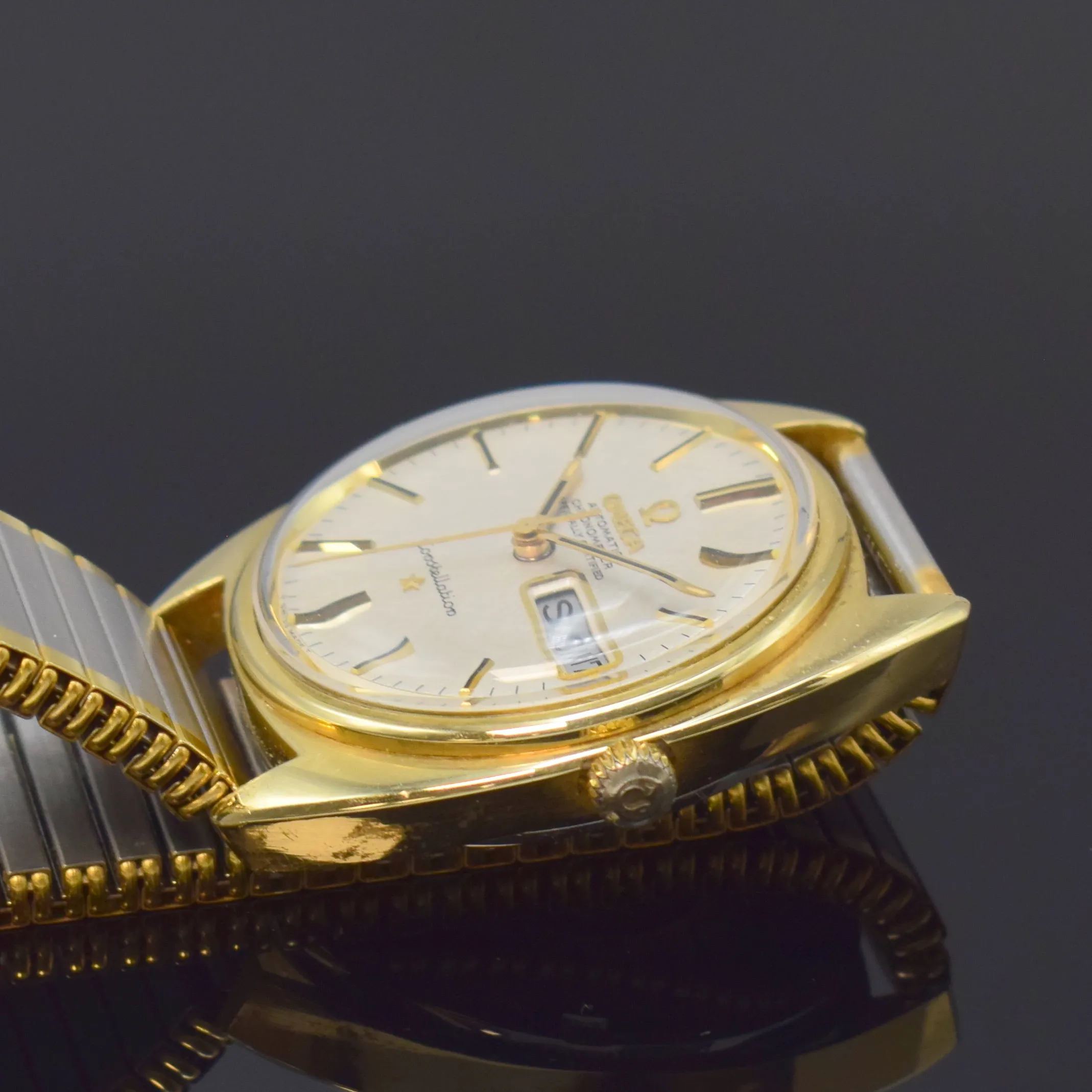 Omega Constellation 168.019 35mm Stainless steel and Gold-plated Silver 2