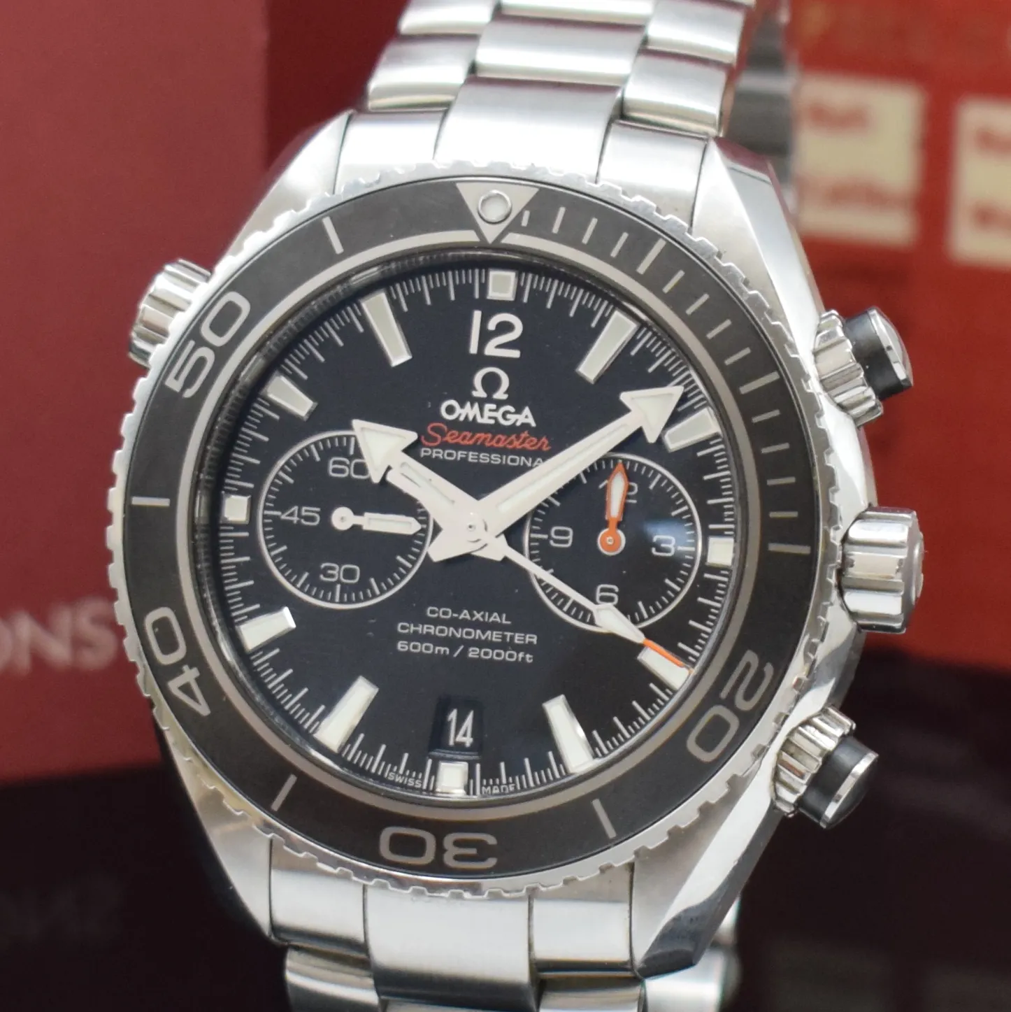 Omega Seamaster Planet Ocean 232.30.46.51.01.001 45.5mm Stainless steel Black 1