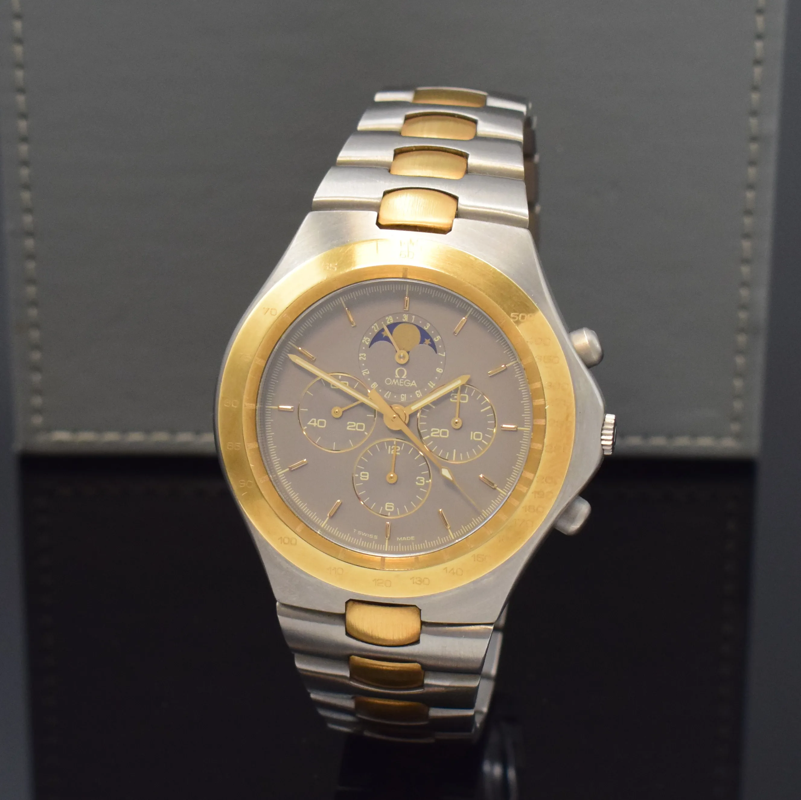 Omega Speedmaster Moonwatch 345.0810 43mm Titanium and Yellow gold