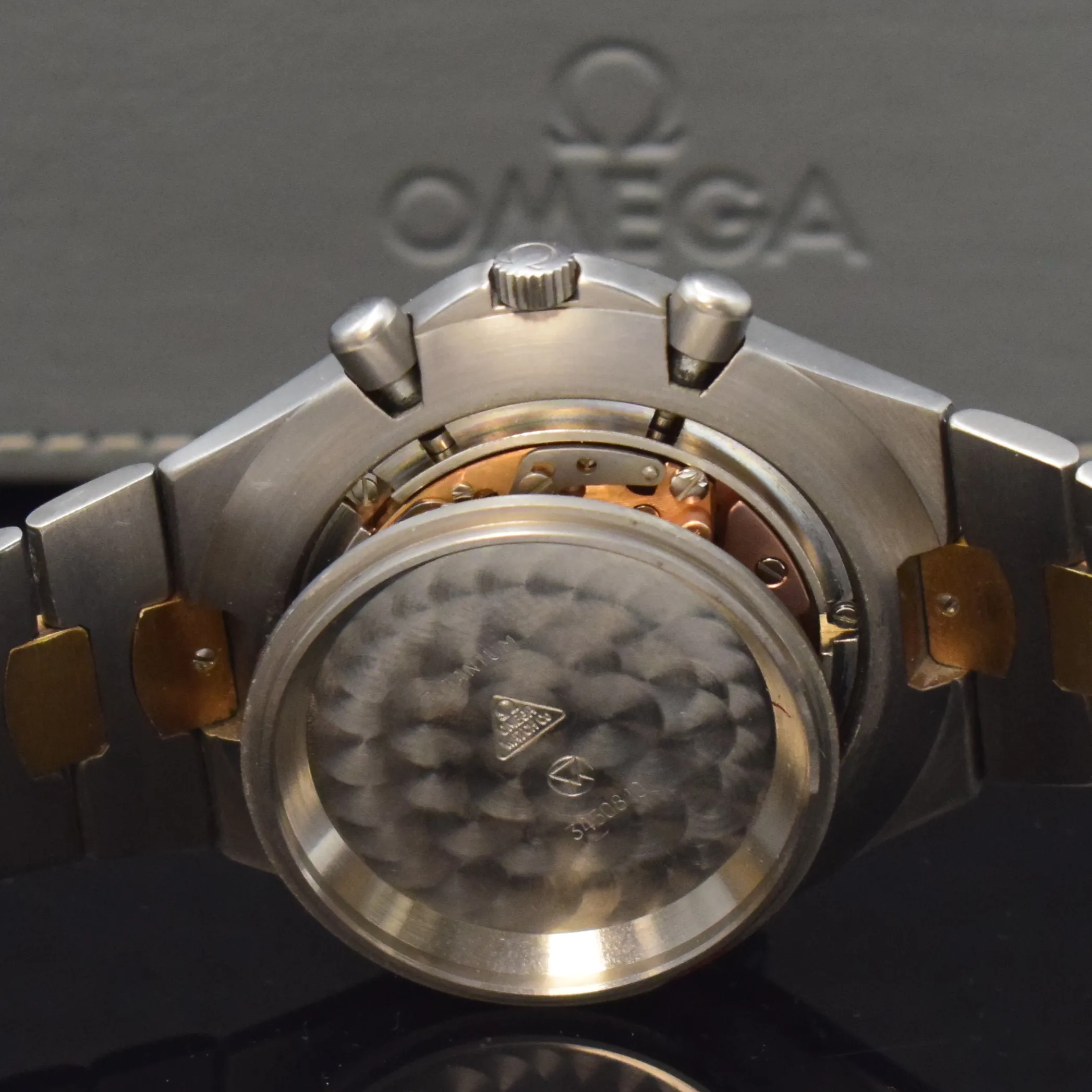 Omega Speedmaster Moonwatch 345.0810 43mm Titanium and Yellow gold 7