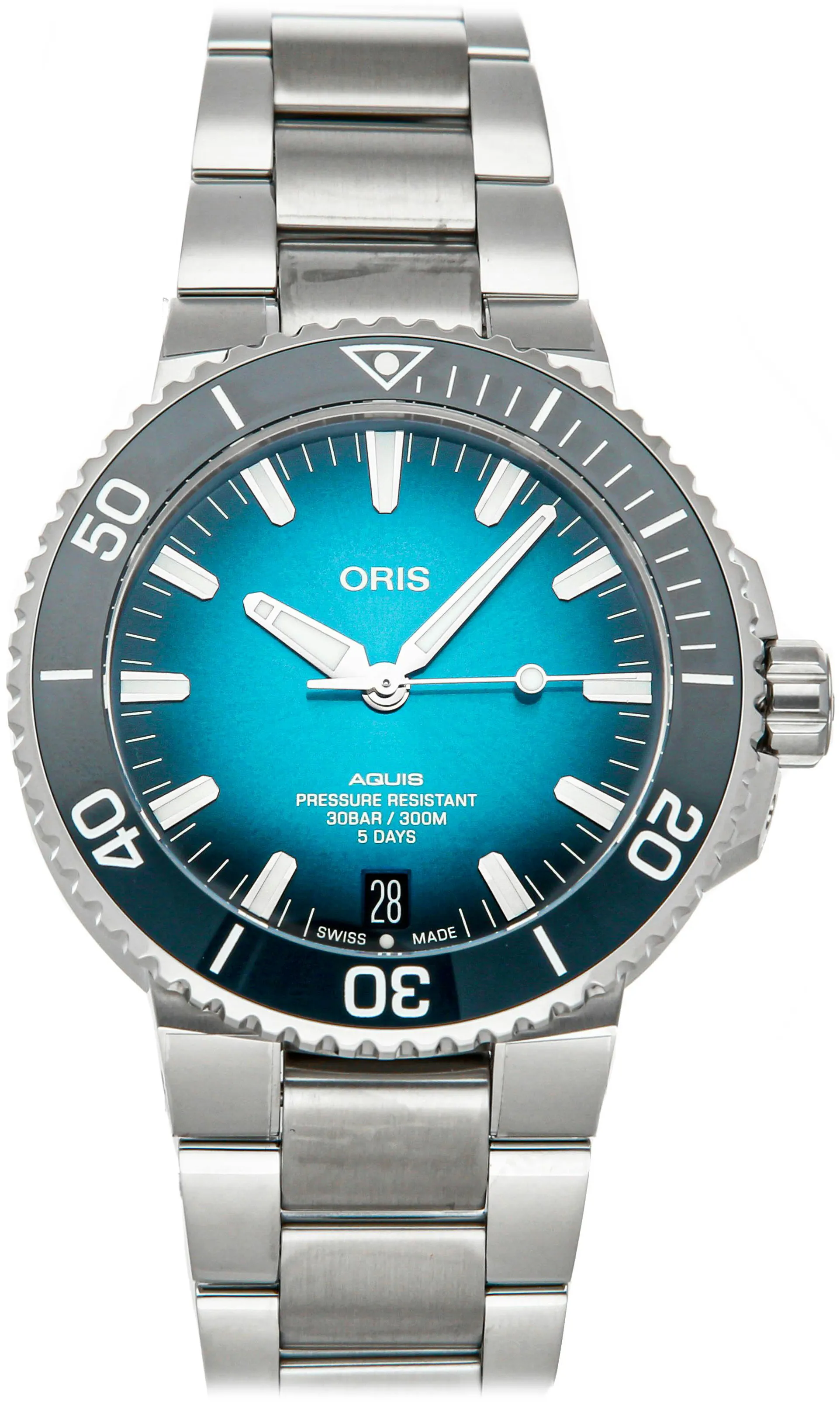 Oris Aquis 01 400 7763 4135-07 8 24 09PEB 43mm Stainless steel Blue