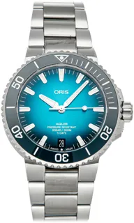 Oris Aquis 01 400 7763 4135-07 8 24 09PEB Stainless steel Blue