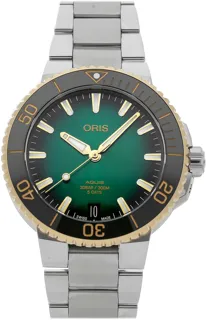 Oris Aquis 01 400 7769 6357-07 8 22 09PEB Stainless steel Green