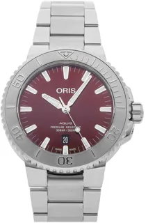 Oris Aquis 01 733 7730 4158-07 8 24 05PEB Stainless steel Red