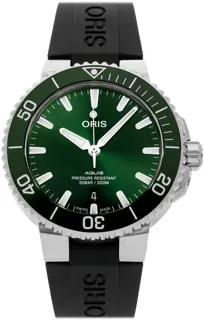 Oris Aquis 01 733 7766 4157-07 4 22 64FC Stainless steel Green