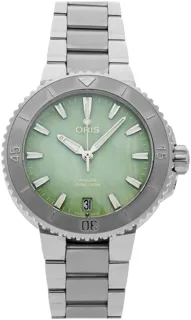 Oris Aquis 01 733 7770 4157-07 8 18 05P Stainless steel Green