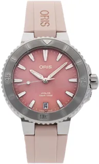 Oris Aquis 01 733 7770 4158-07 4 18 66FC Stainless steel Red