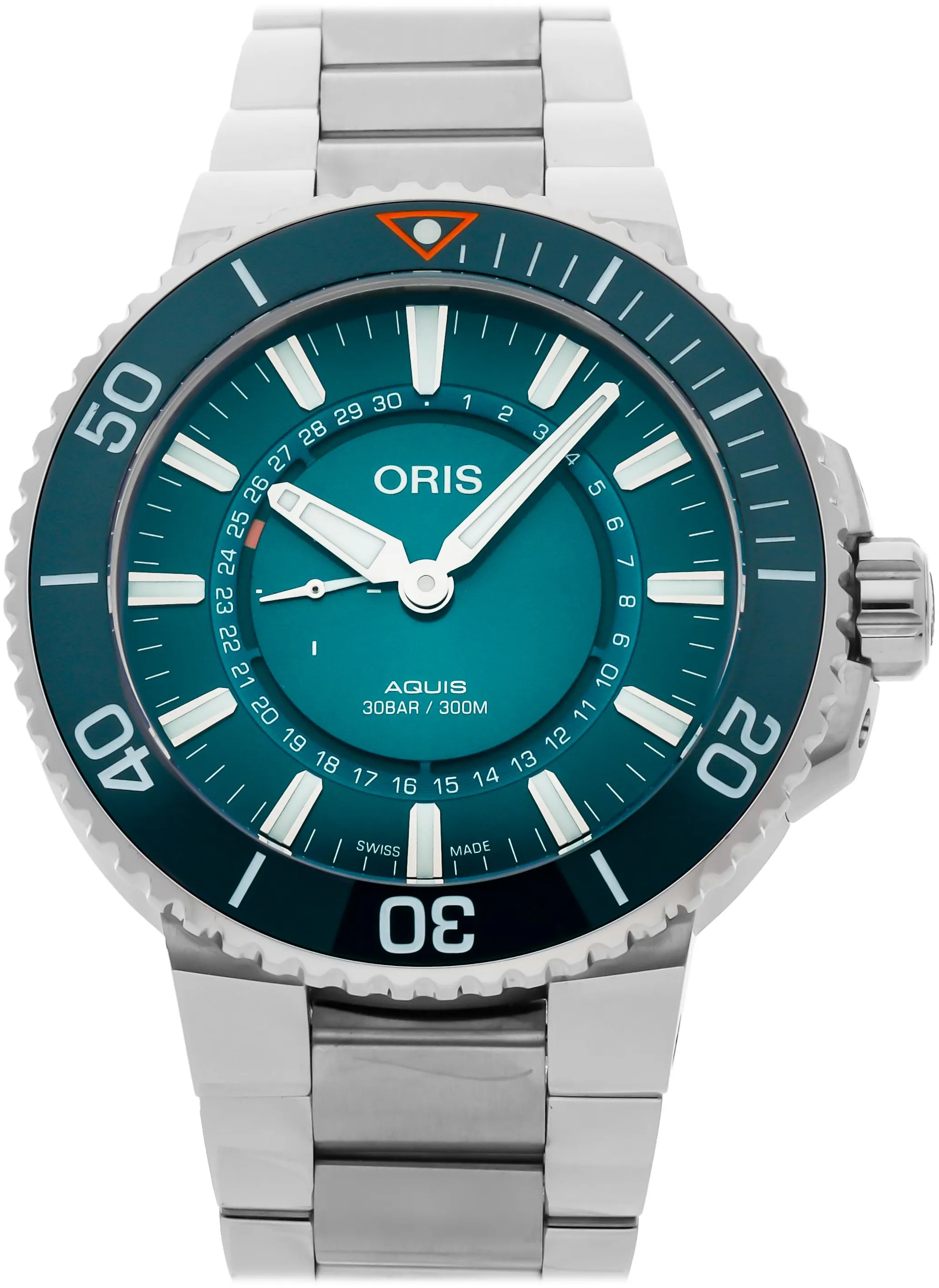 Oris Aquis 01 743 7734 4185-Set 43mm Stainless steel Blue