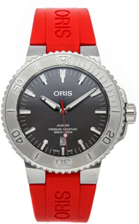 Oris Aquis Date 01 733 7730 4153-07 4 24 66EB Stainless steel Gray