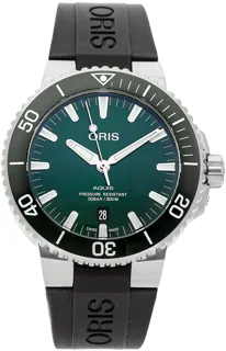 Oris Aquis Date 01 733 7730 4157-07 4 24 64EB Stainless steel Green