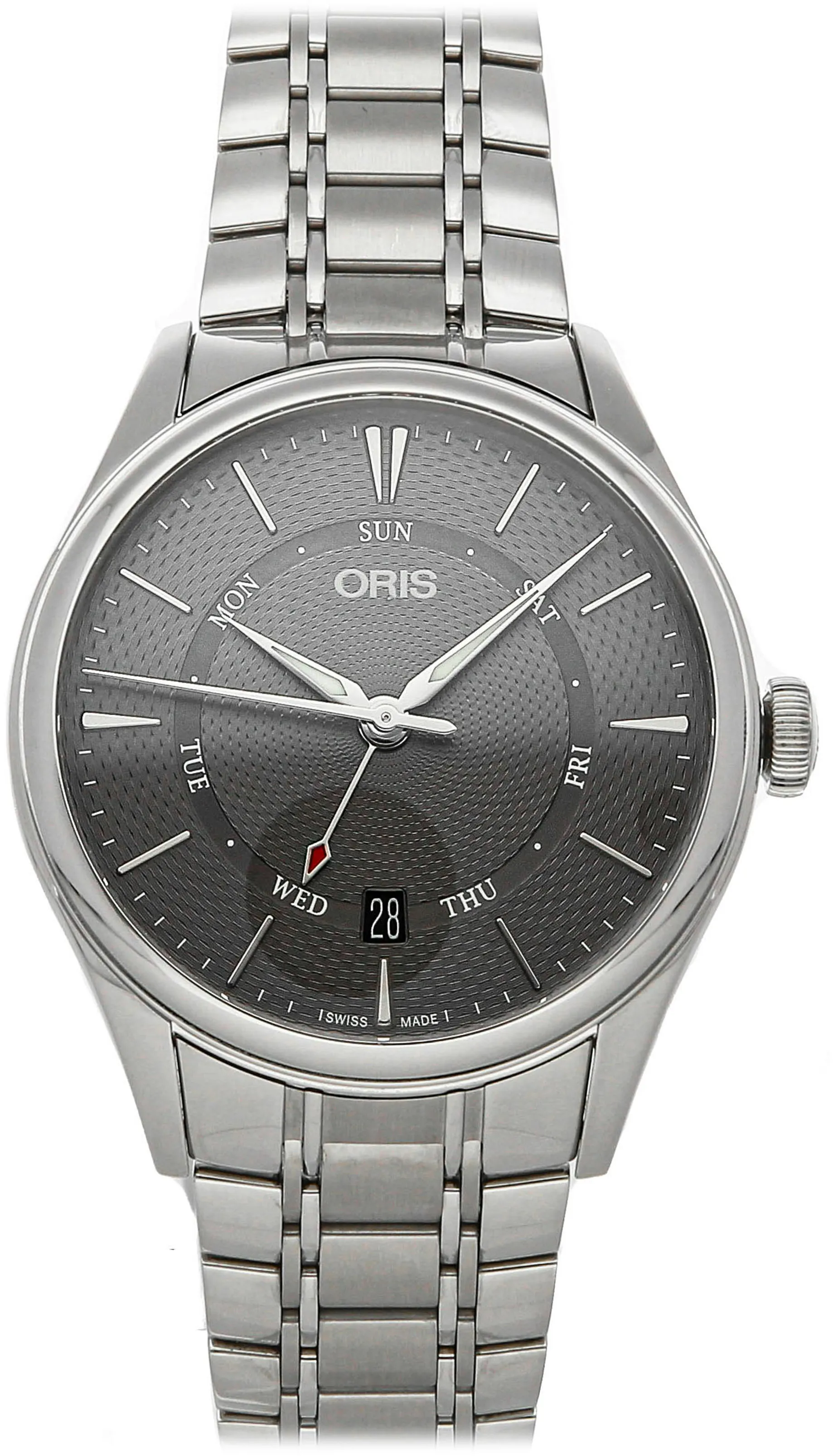 Oris Artelier Pointer Day Date 01 755 7742 4053-07 8 21 88 40mm Stainless steel Gray