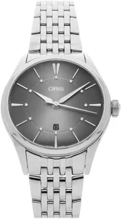 Oris Artelier 01 561 7724 04053- 07 8 17 79 Stainless steel Gray