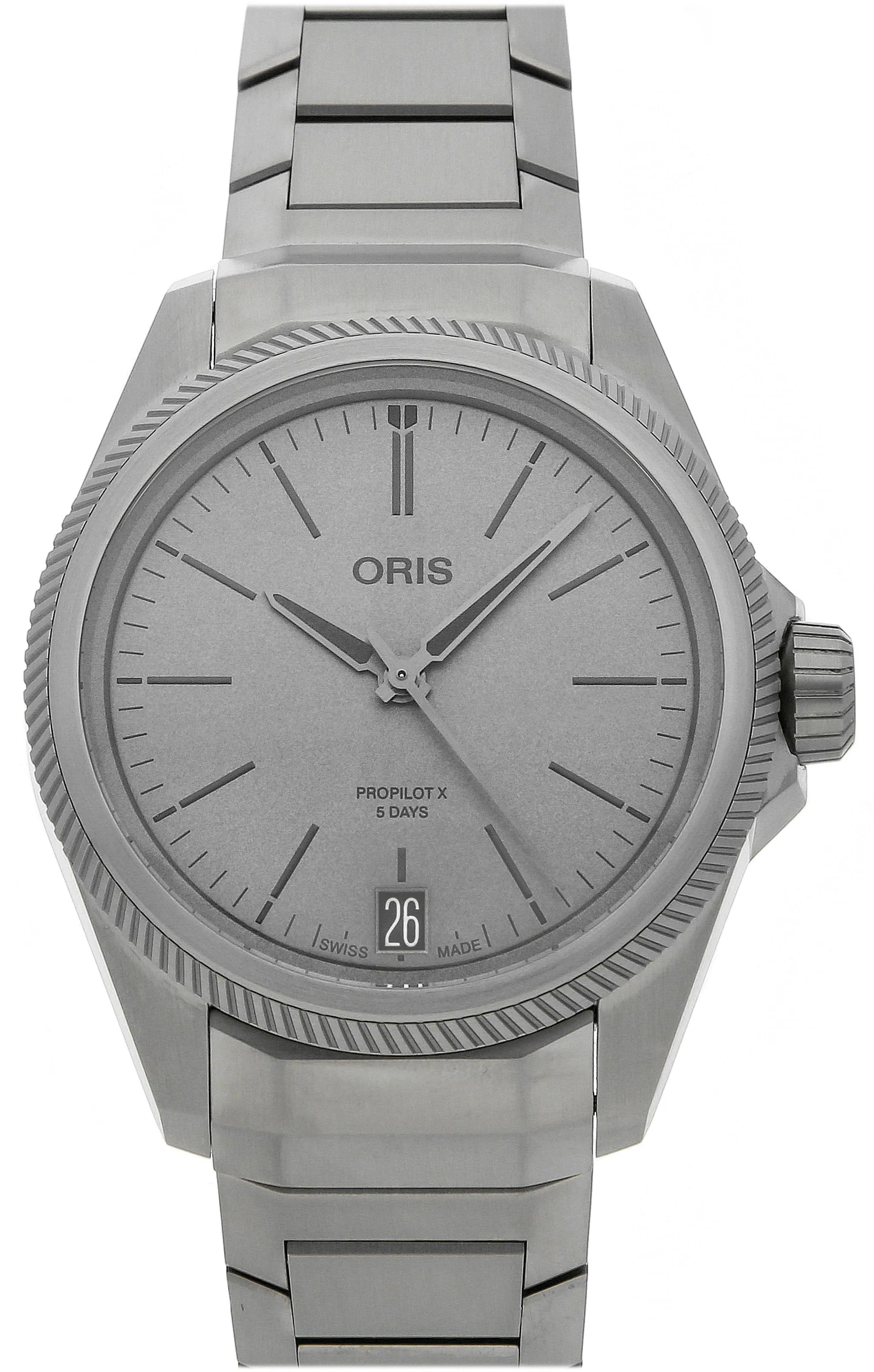 Oris Big Crown ProPilot 01 400 7778 7153-07 7 20 01TLC 39mm Titanium Gray