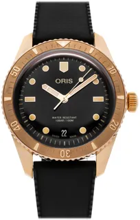 Oris Divers 01 733 7771 3154-07 4 19 18BR Bronze Black