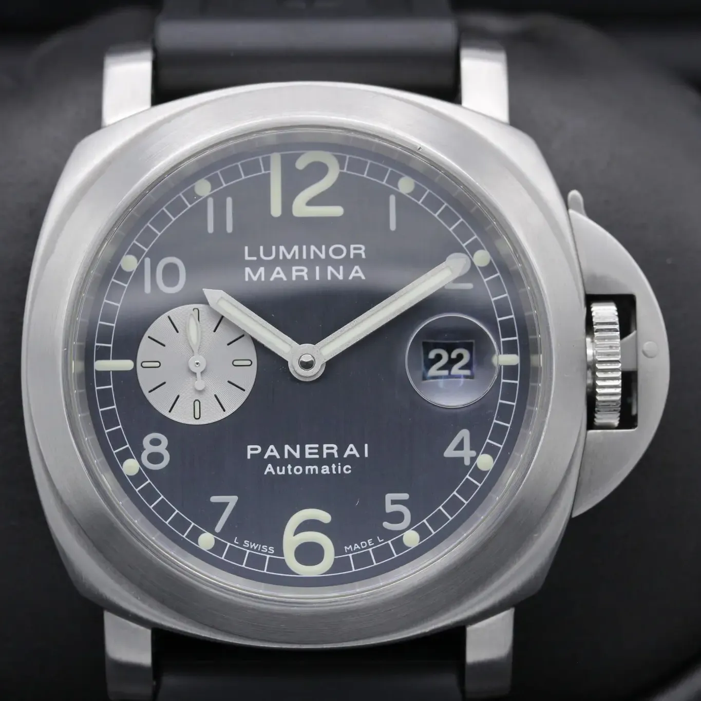 Panerai Luminor PAM 00086 44mm Stainless steel Blue