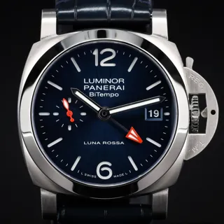 Panerai Luminor PAM01404 Stainless steel Blue