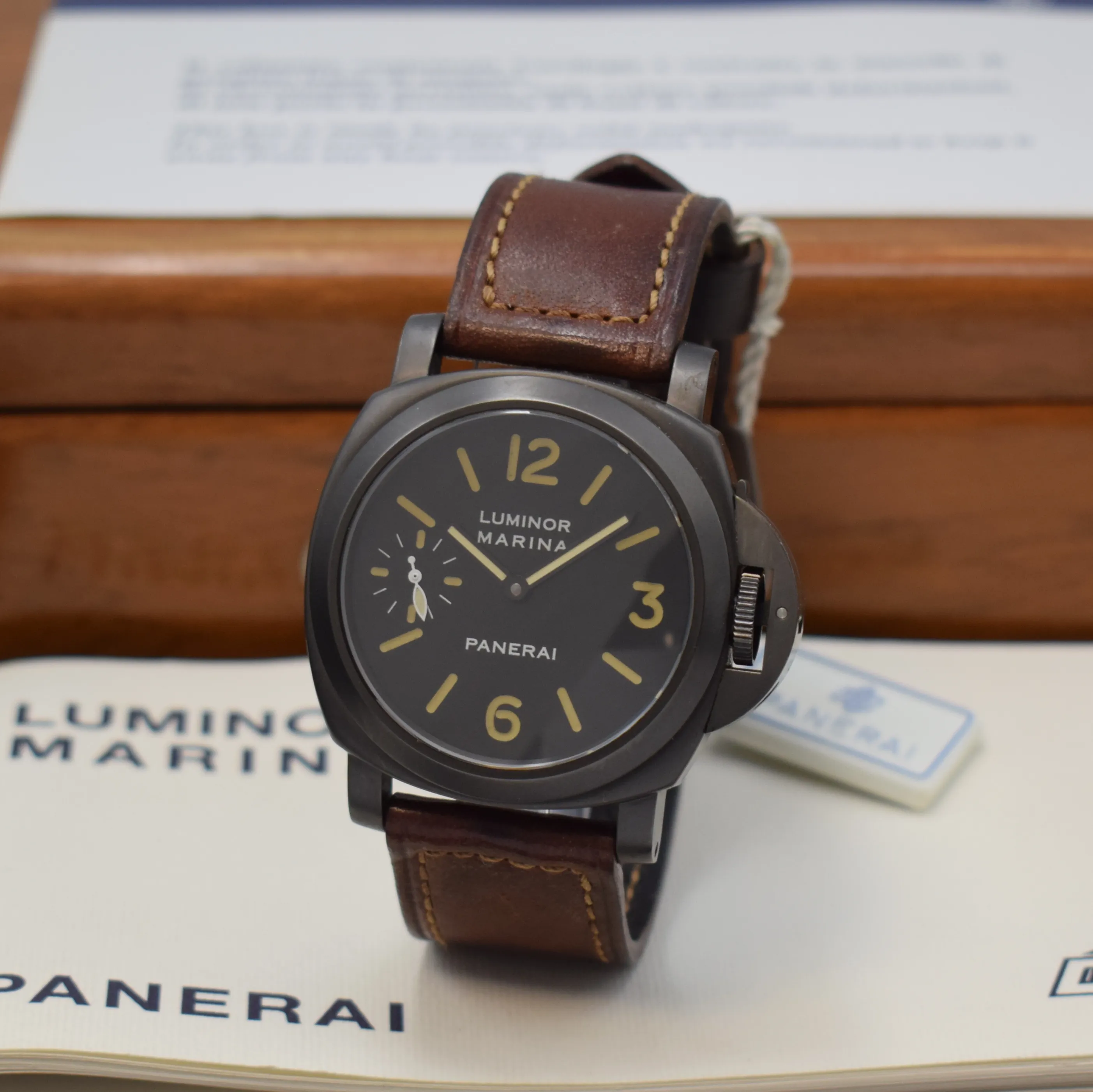 Panerai Special Editions 5218-203/A 44mm Stainless steel Black