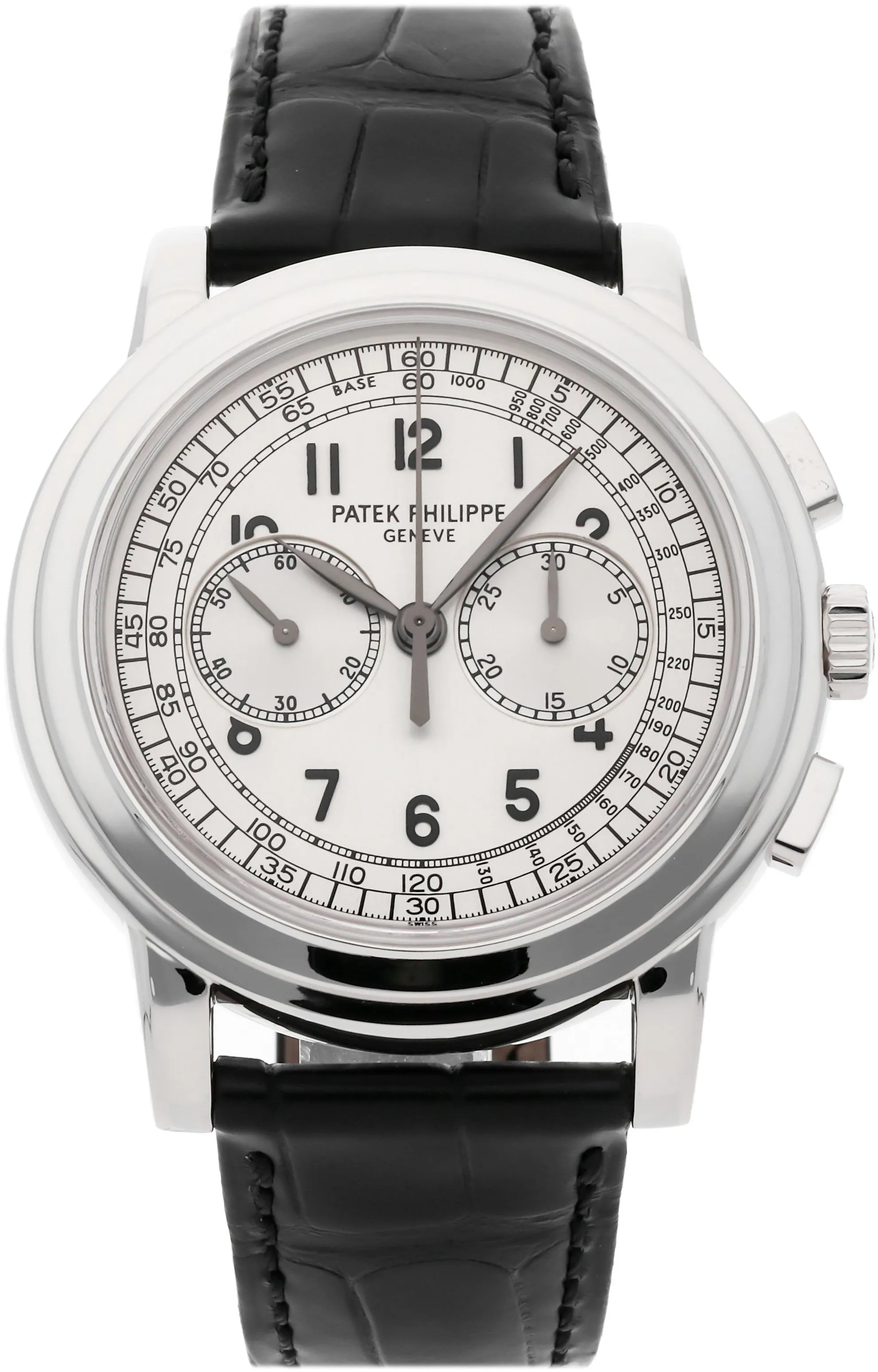 Patek Philippe Chronograph 5070G-001 42mm White gold Silver