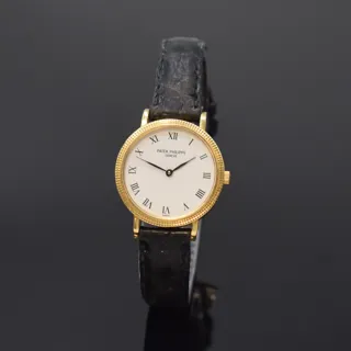 Patek Philippe Calatrava 4819 Yellow gold White