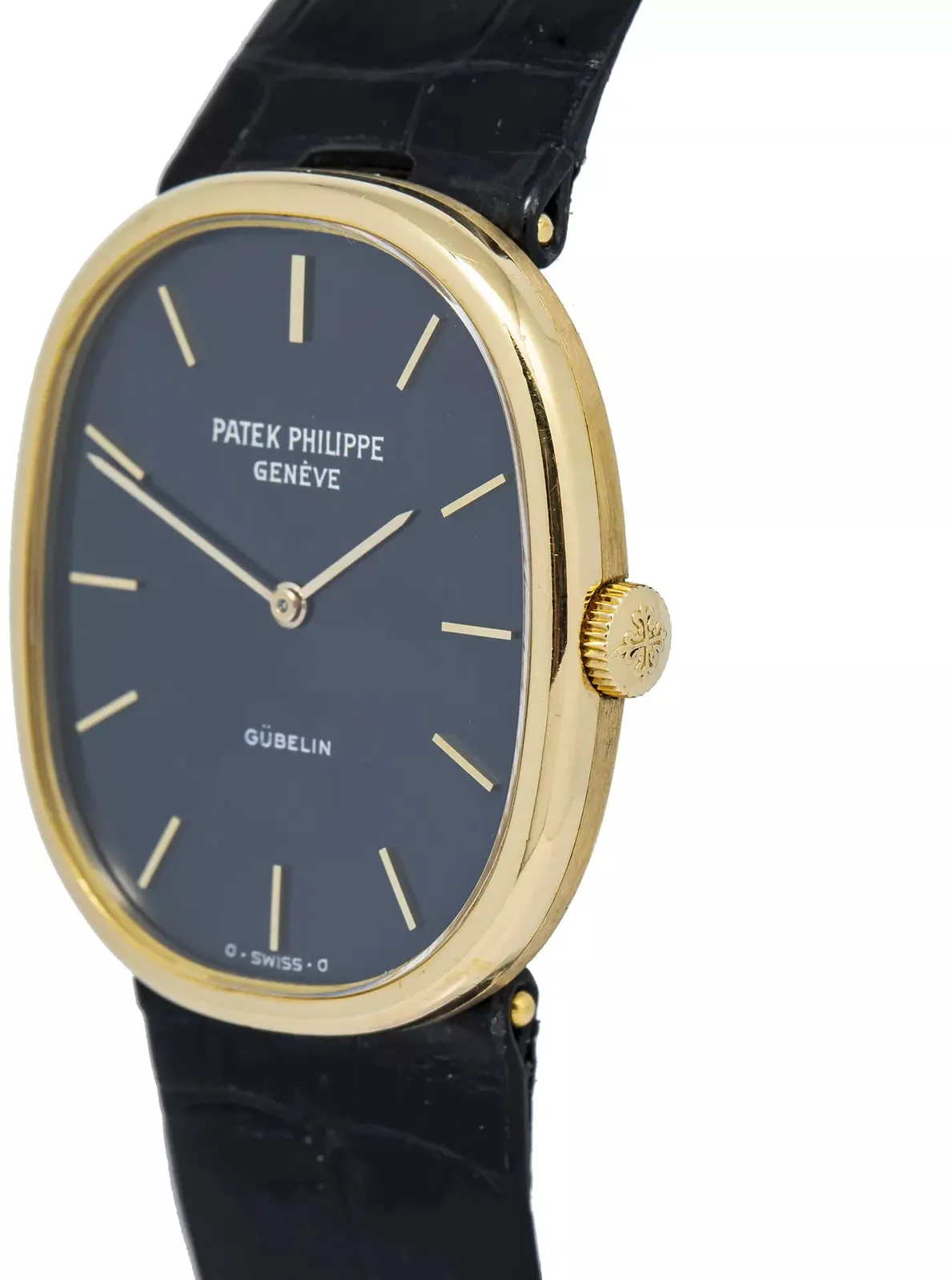 Patek Philippe Golden Ellipse 3848/017 27mm Yellow gold Blue 2